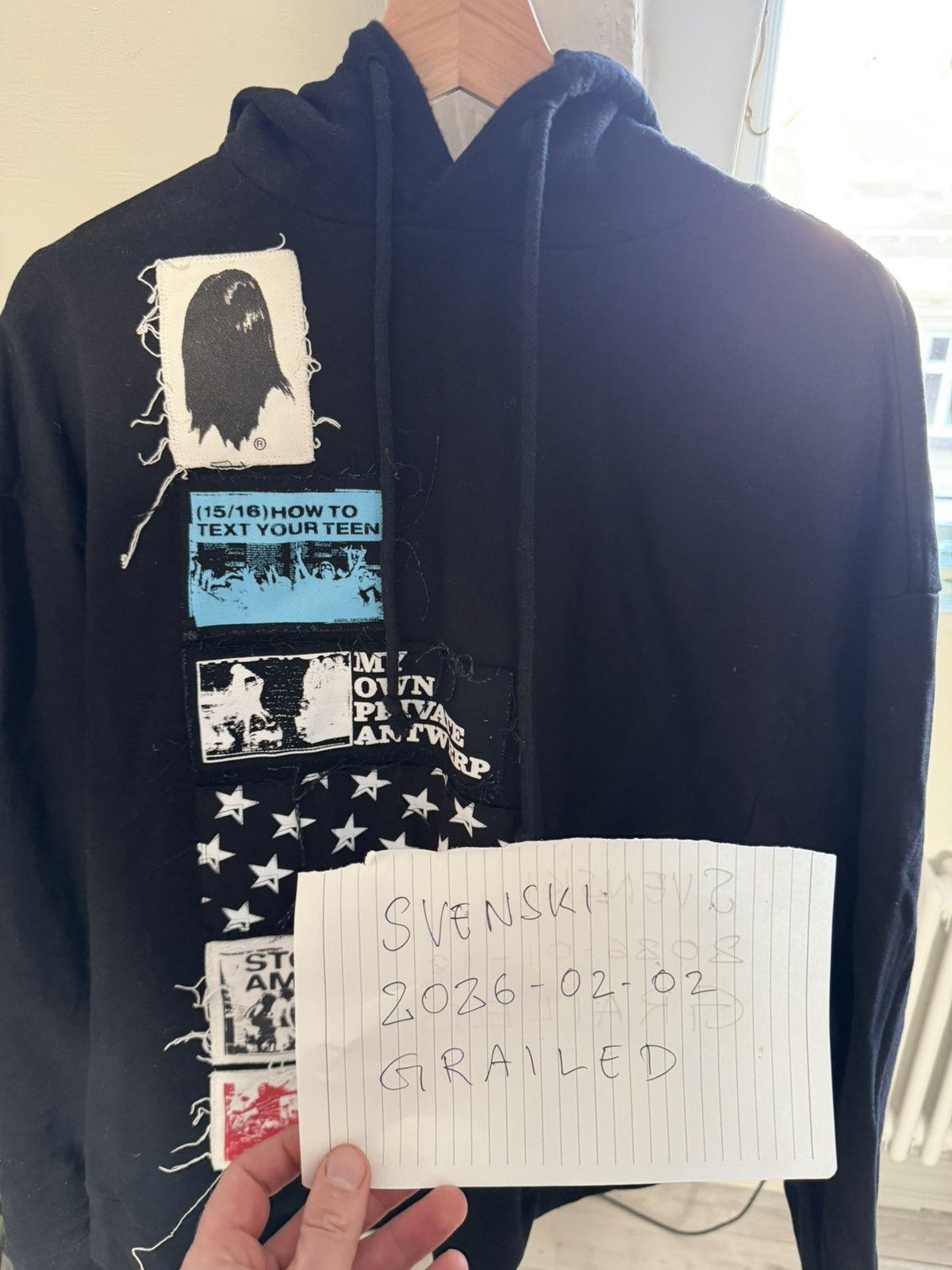 Raf Simons Hoodie stoned America Size US M / EU 48-50 / 2 - 5 Thumbnail