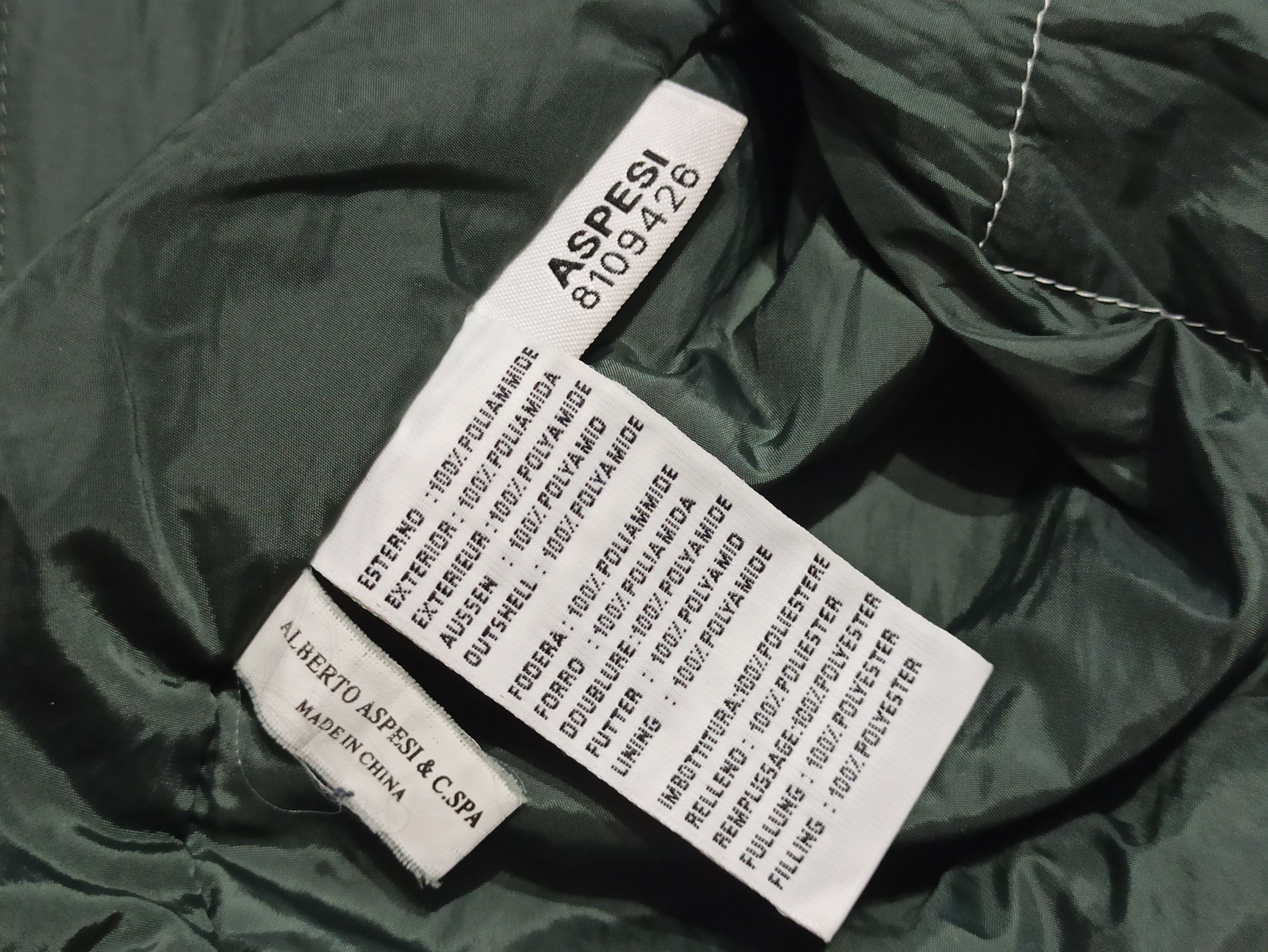 Aspesi ASPESI Nylon Shirt Dark Green Size US XL / EU 56 / 4 - 3 Thumbnail