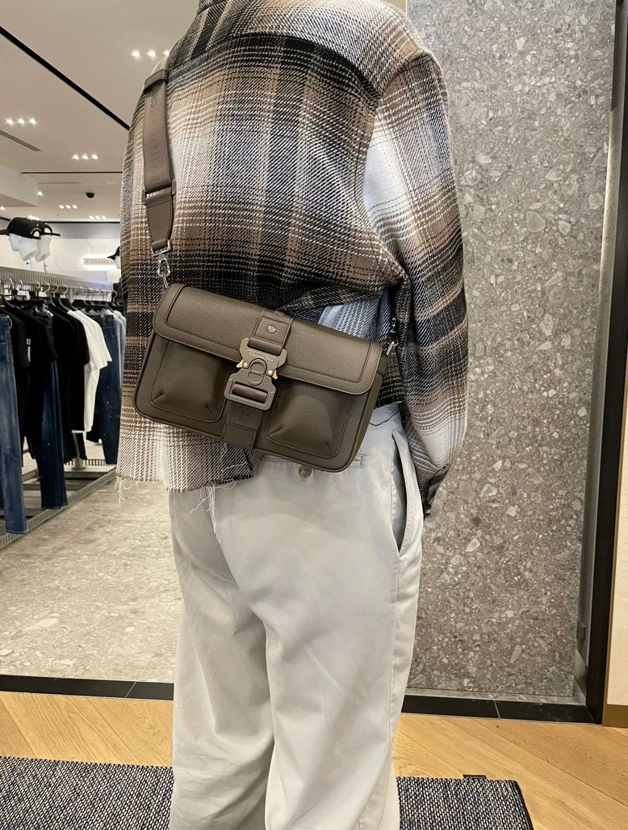 Dior Dior Hit The Road Web Buckle Messenger Bag Size ONE SIZE - 5 Thumbnail