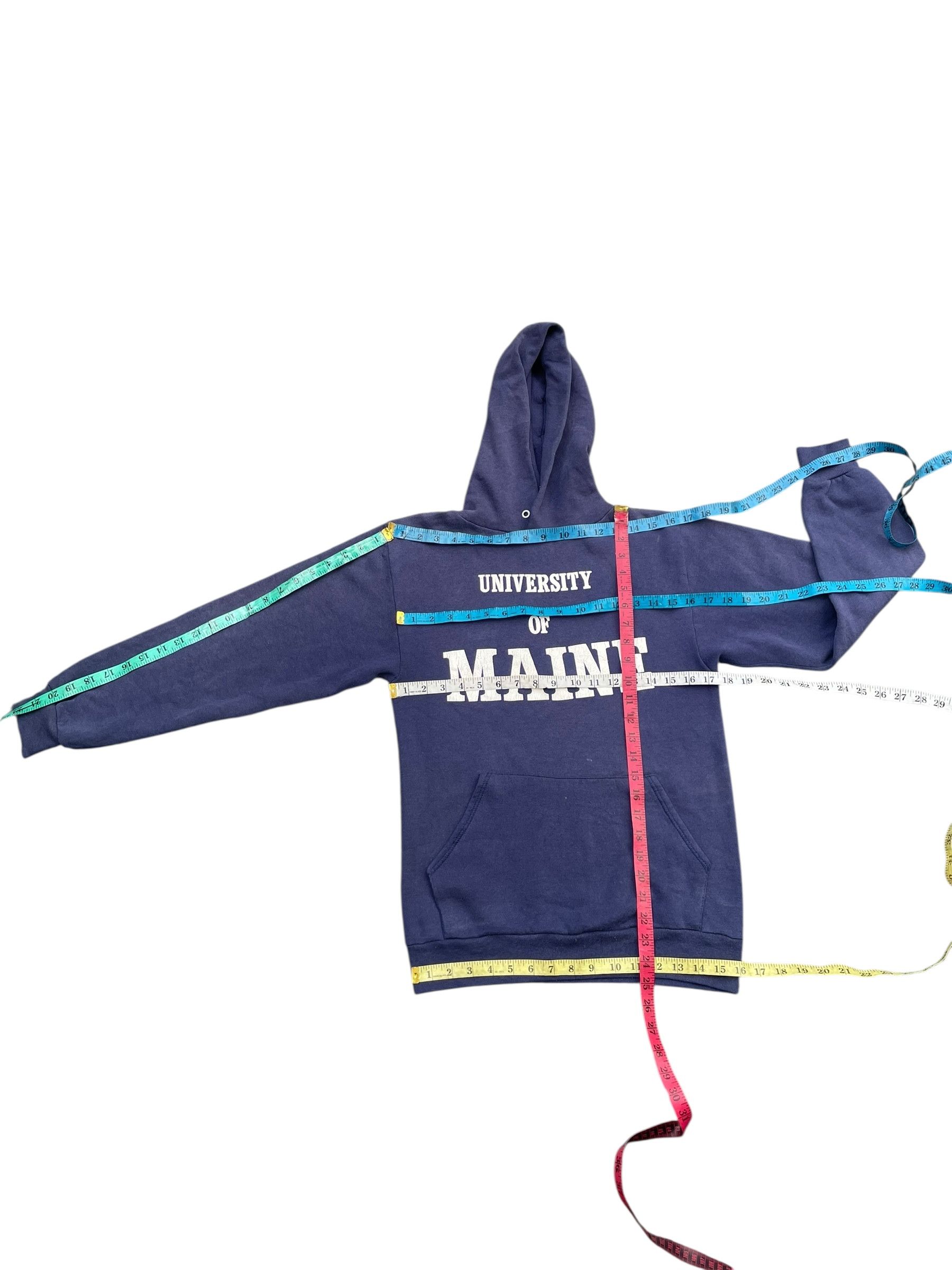 Jerzees Vintage University of Maine Faded Hoodie Size US S / EU 44-46 / 1 - 14 Thumbnail