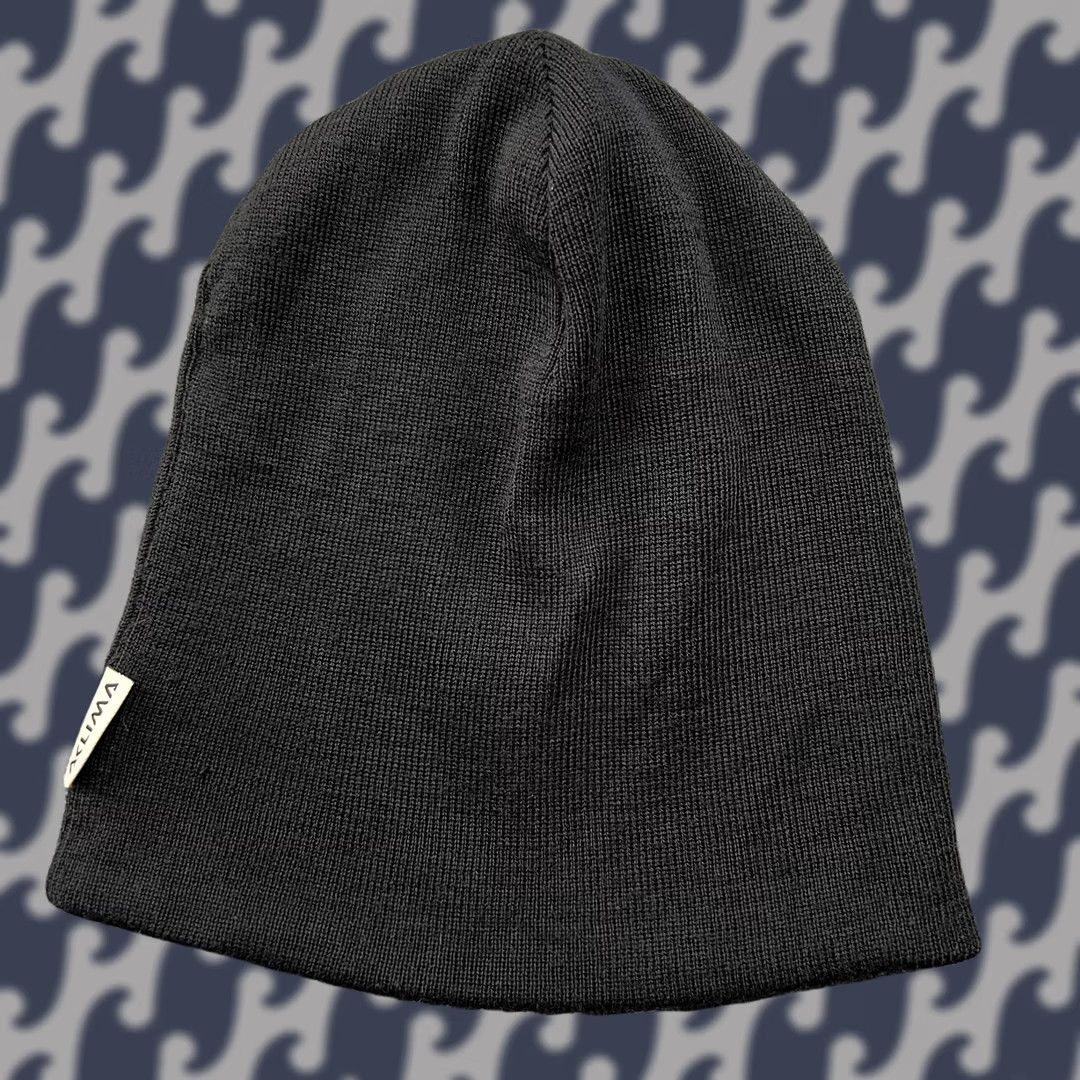 Vintage Aclima Beanie Hat One Size 100% Merino Wool Black Thermal Knit Beanie Unisex Adults Mens Womens Size ONE SIZE - 1 Thumbnail