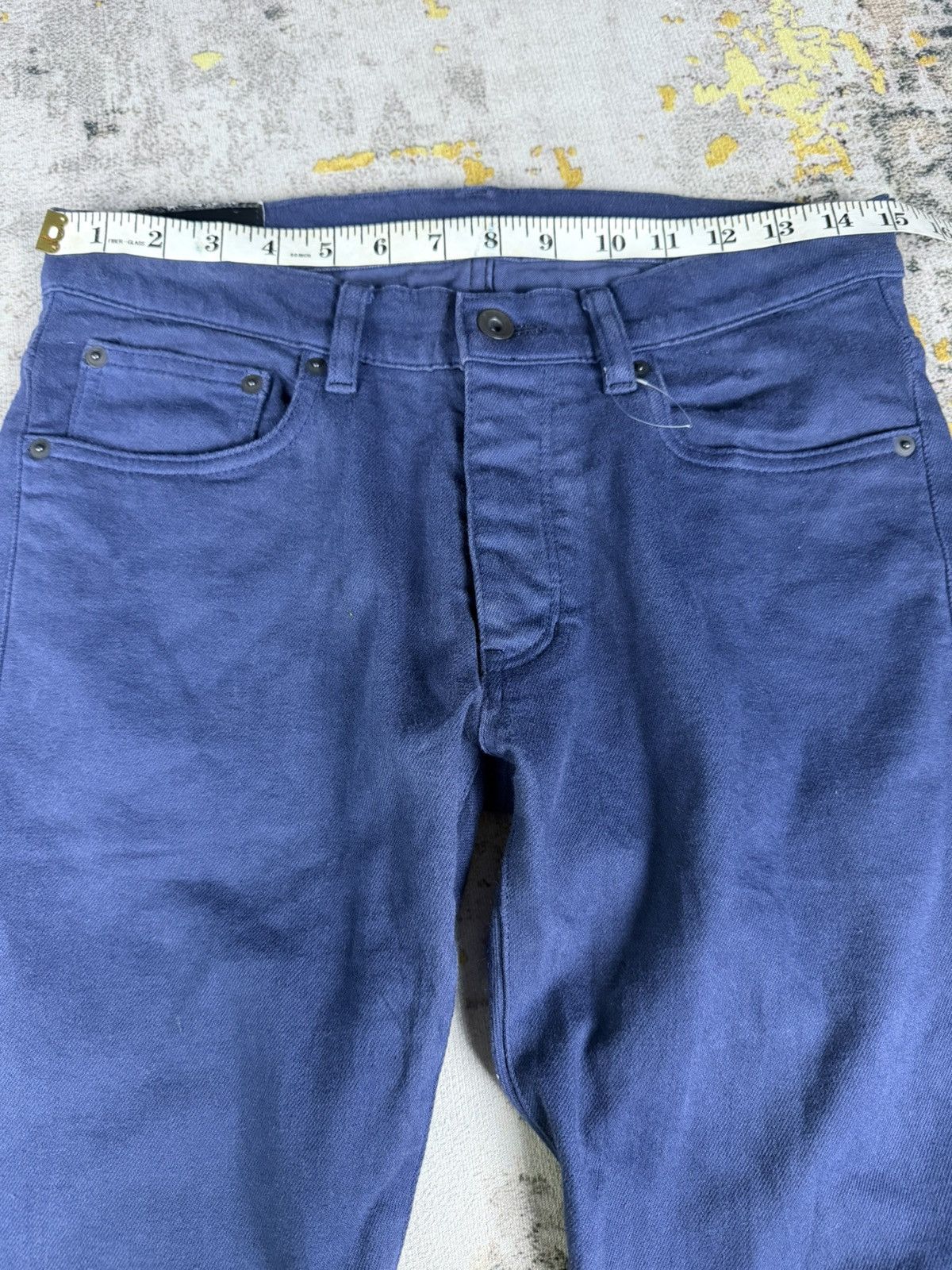 Attachment Attachment By Kazuyuki Kumagai-Navy Denim Straight Jeans Size US 30 / EU 46 - 3 Thumbnail