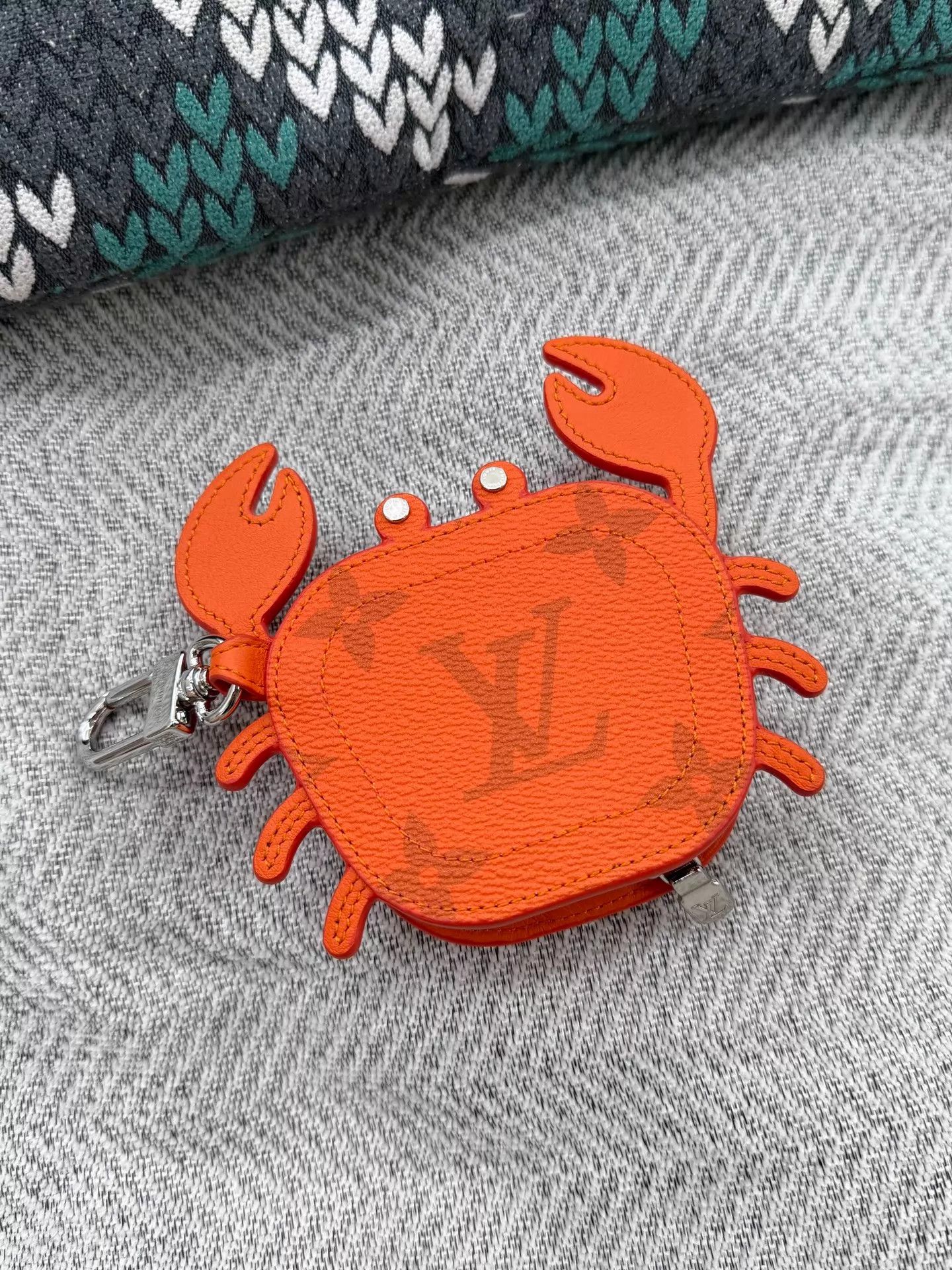 Louis Vuitton LV Orange Mini Crab Bag Charm/Keychain New Size ONE SIZE - 4 Thumbnail