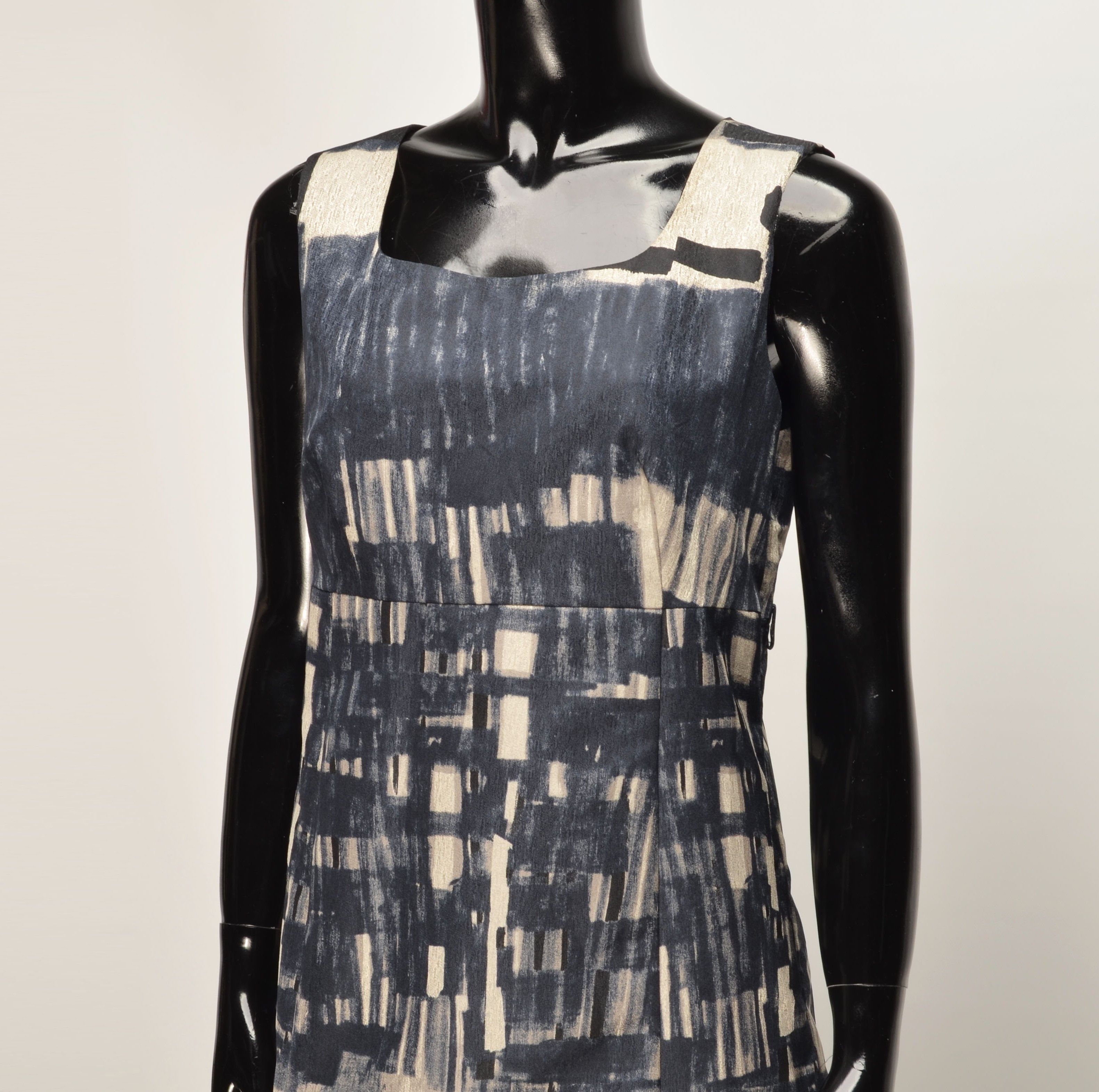 Weekend Max Mara Weekend Max Mara Abstract Print Sleeveless Fit & Flare Dress Size L / US 10 / IT 46 - 7 Thumbnail