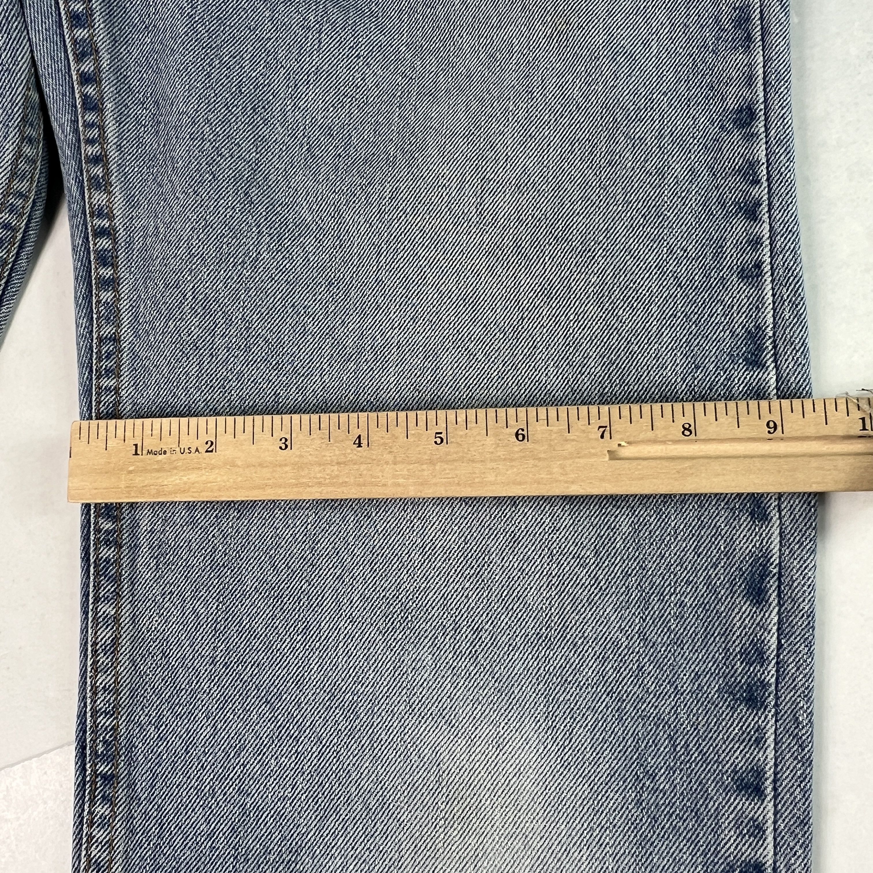 Levi's Y2K Levi's Jeans 505 Straight Blue Faded Distressed Denim Size US 31 - 22 Thumbnail