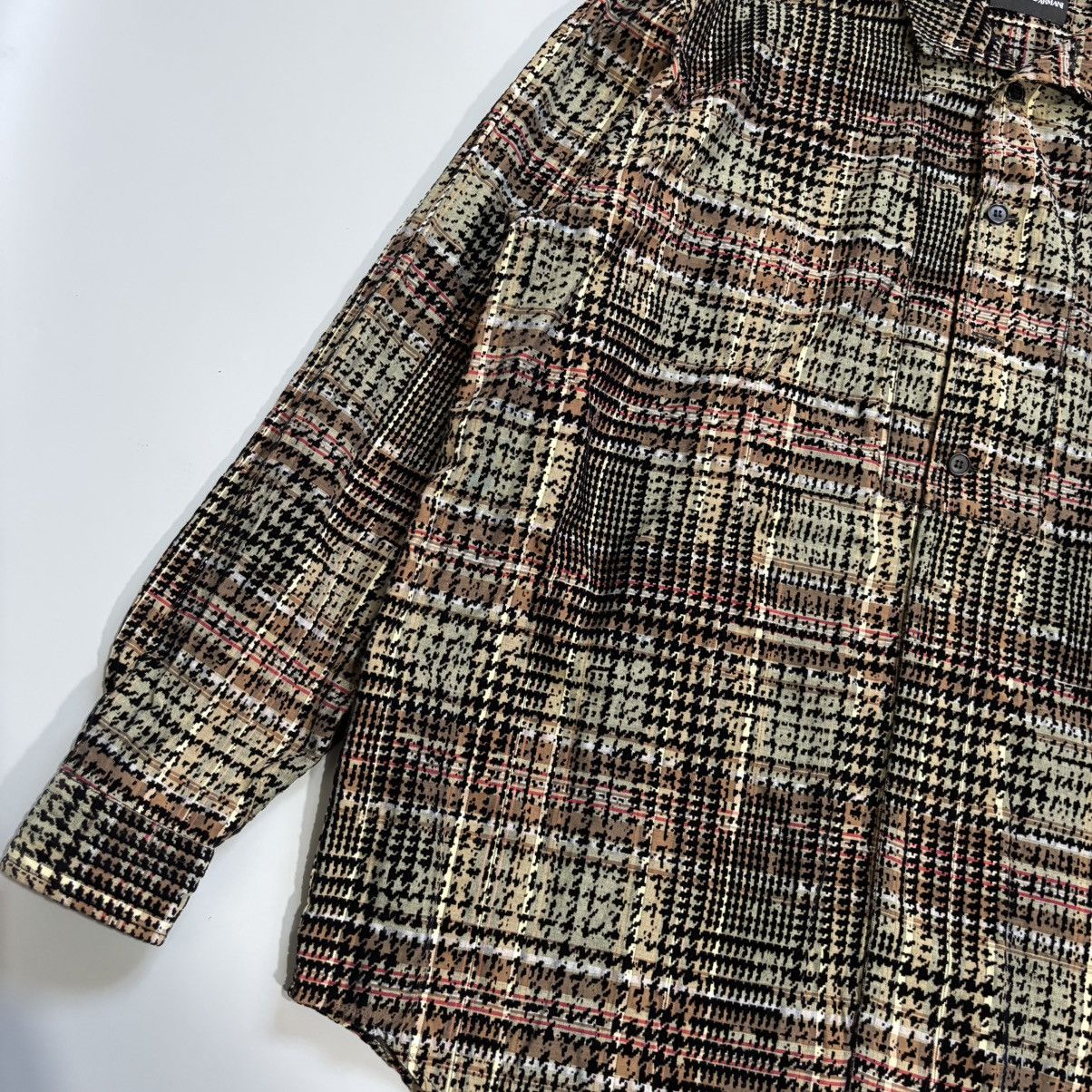 Emporio Armani × Giorgio Armani EMPORIO ARMANI Plaid Cotton Regular Fit Shirt Size US L / EU 52-54 / 3 - 3 Thumbnail