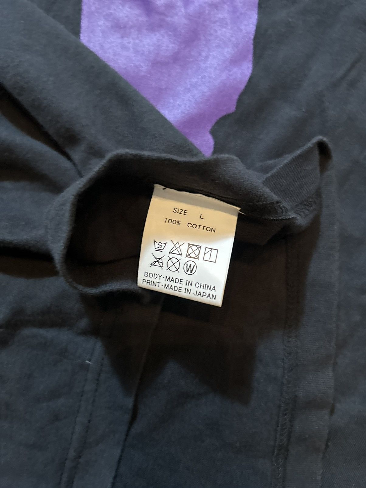 Vlone VLONE Og Purple Black Stable Tshirt Size US L / EU 52-54 / 3 - 9 Thumbnail