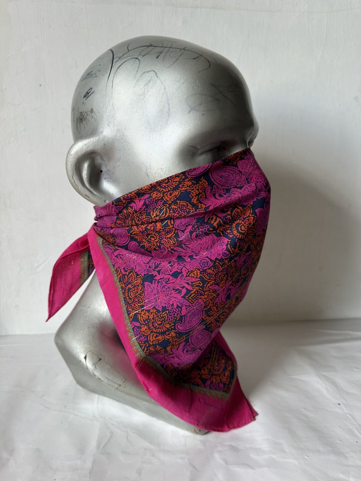 Vintage Vintage Christian Dior Handkerchief/ Neckerchief/ Bandana Size ONE SIZE - 7 Thumbnail