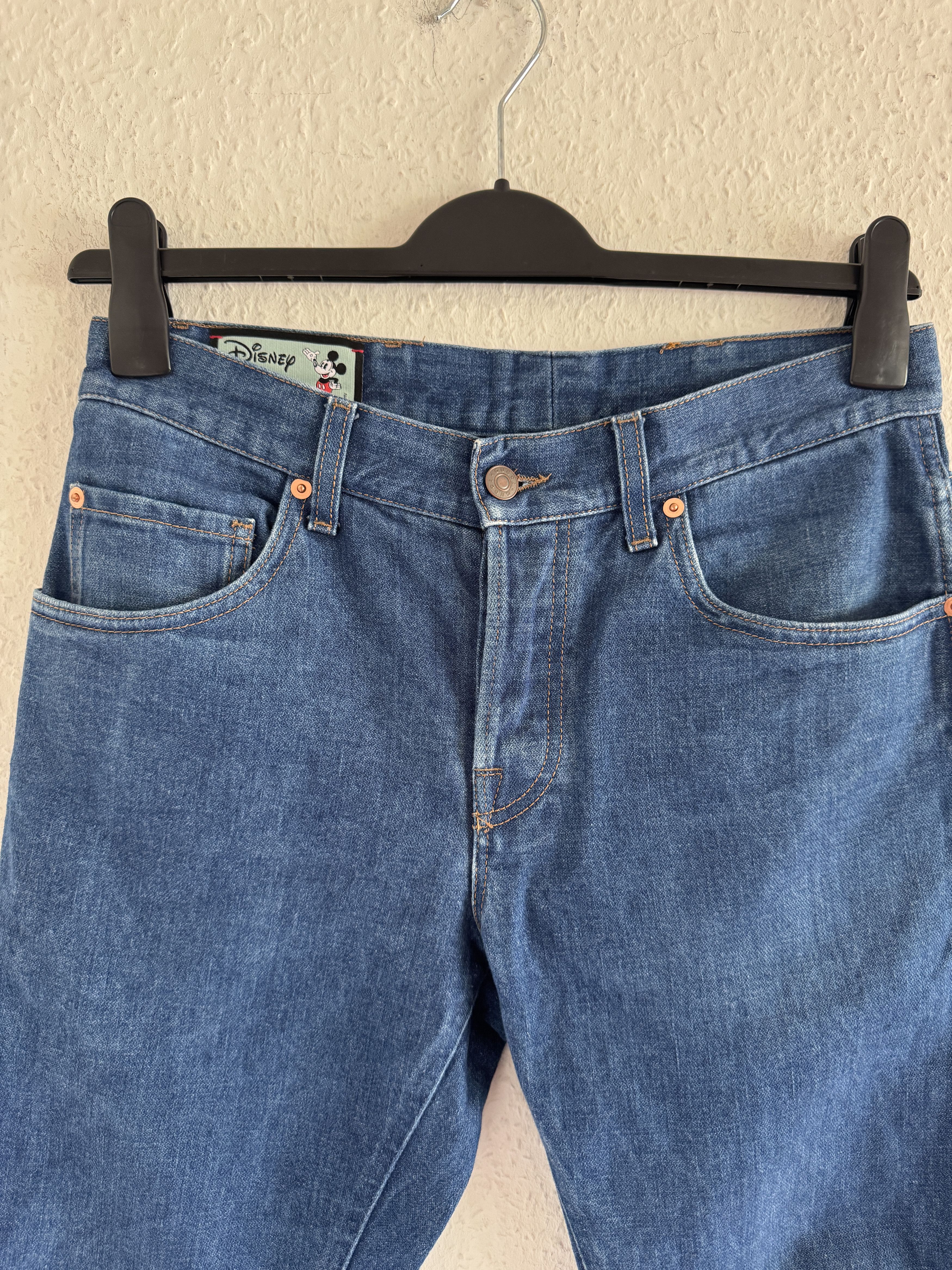 Gucci Mickey Embroidered Jeans Size US 30 / EU 46 - 4 Thumbnail
