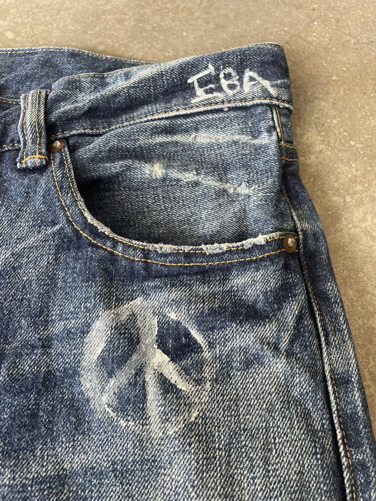 Japanese Brand Vintage Lost Angel Japan Selvedge Denim Size US 34 / EU 50 - 8 Thumbnail