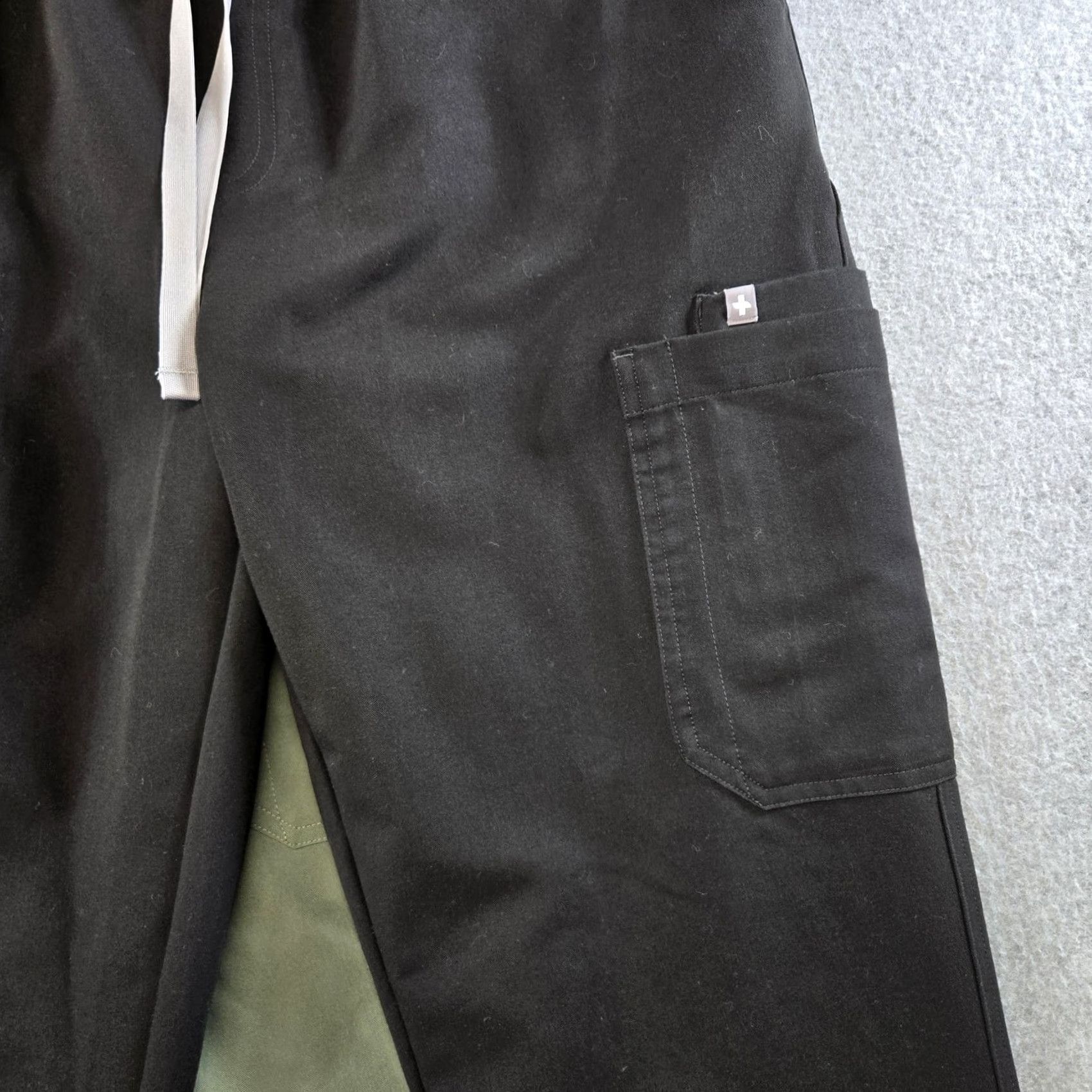 Vintage FIGS Pants Mens 36x32 Purple Cargo Relaxed Knit Polyester Viscose Spandex Size US 33 - 4 Thumbnail