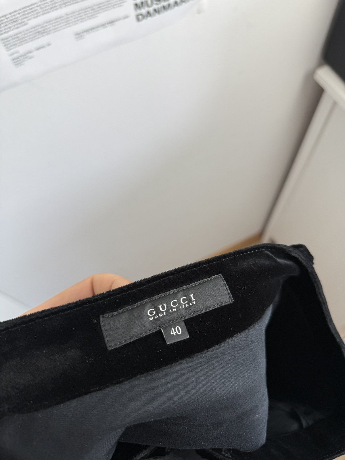 Gucci Gucci G logo velour leggings pants IT40 designer luxury y2k Size 27" / US 4 / IT 40 - 5 Thumbnail