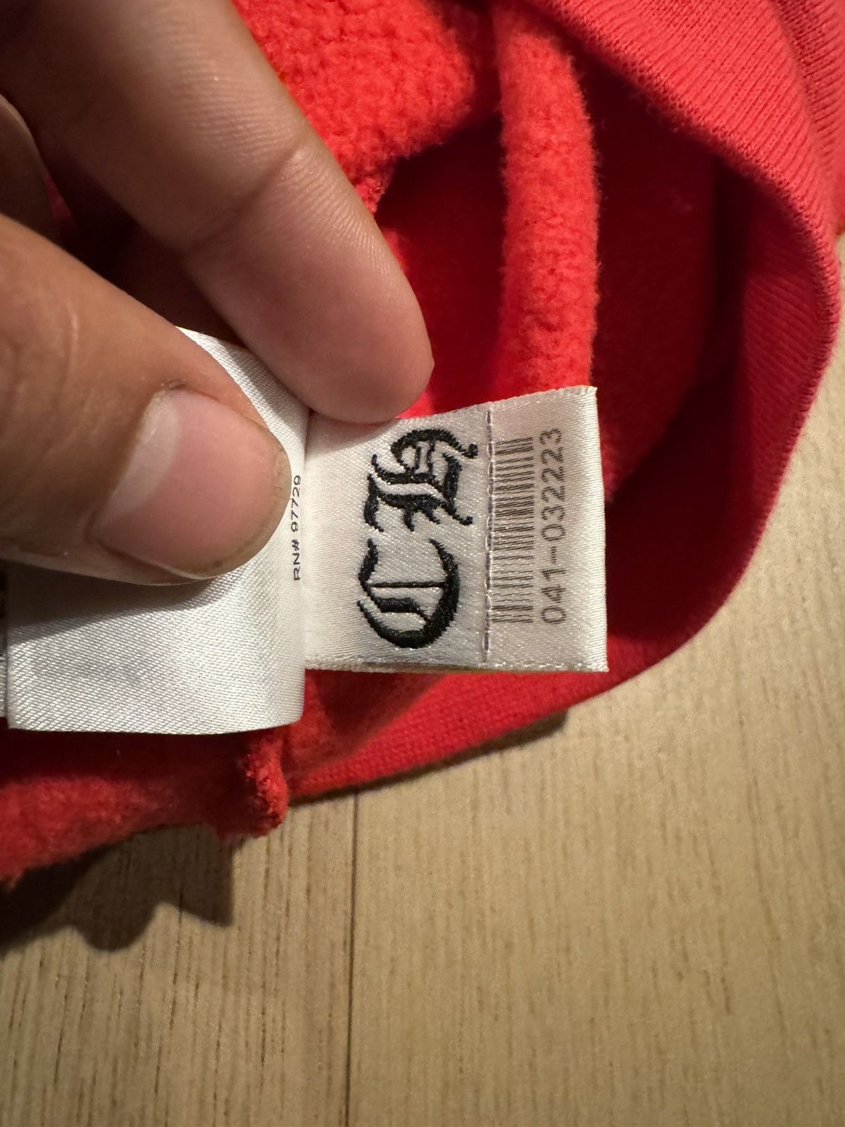Chrome Hearts Chrome Hearts Red Scroll Hoodie Size US L / EU 52-54 / 3 - 10 Thumbnail