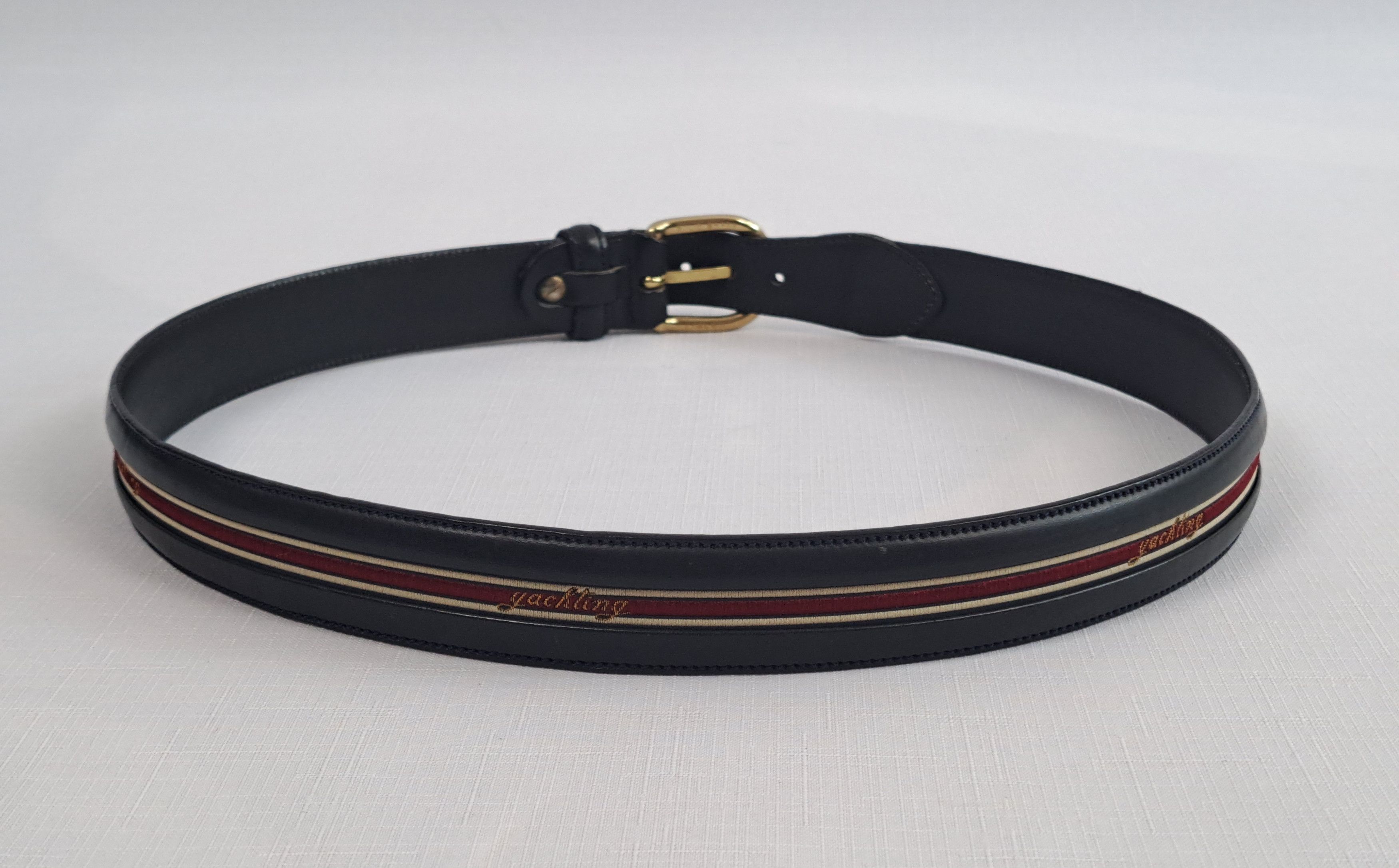 Paul & Shark × Vintage Paul & Shark Yachting vintage leather belt. Size ONE SIZE - 6 Thumbnail