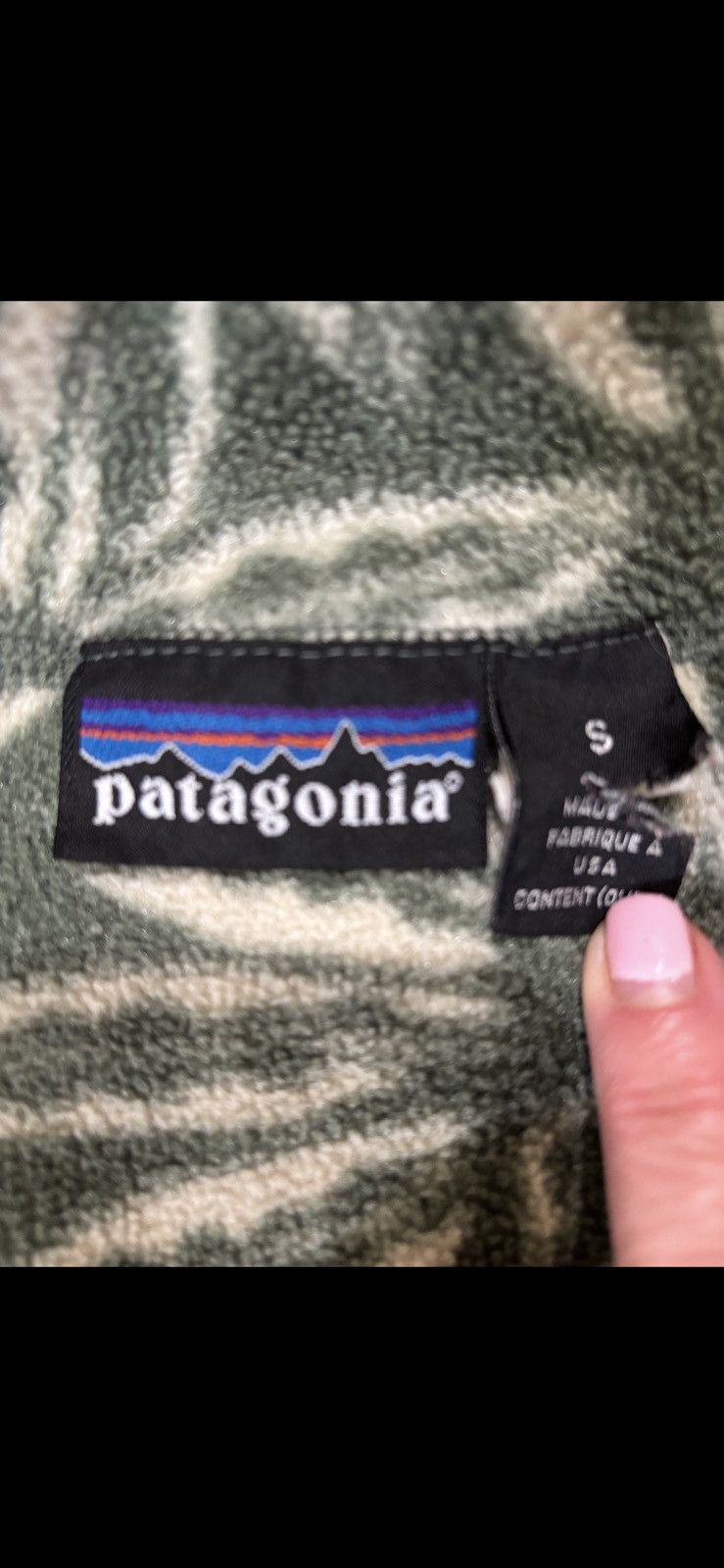 Patagonia × Vintage Patagonia 1995 green tropical Synchilla fleece small Size US S / EU 44-46 / 1 - 3 Thumbnail