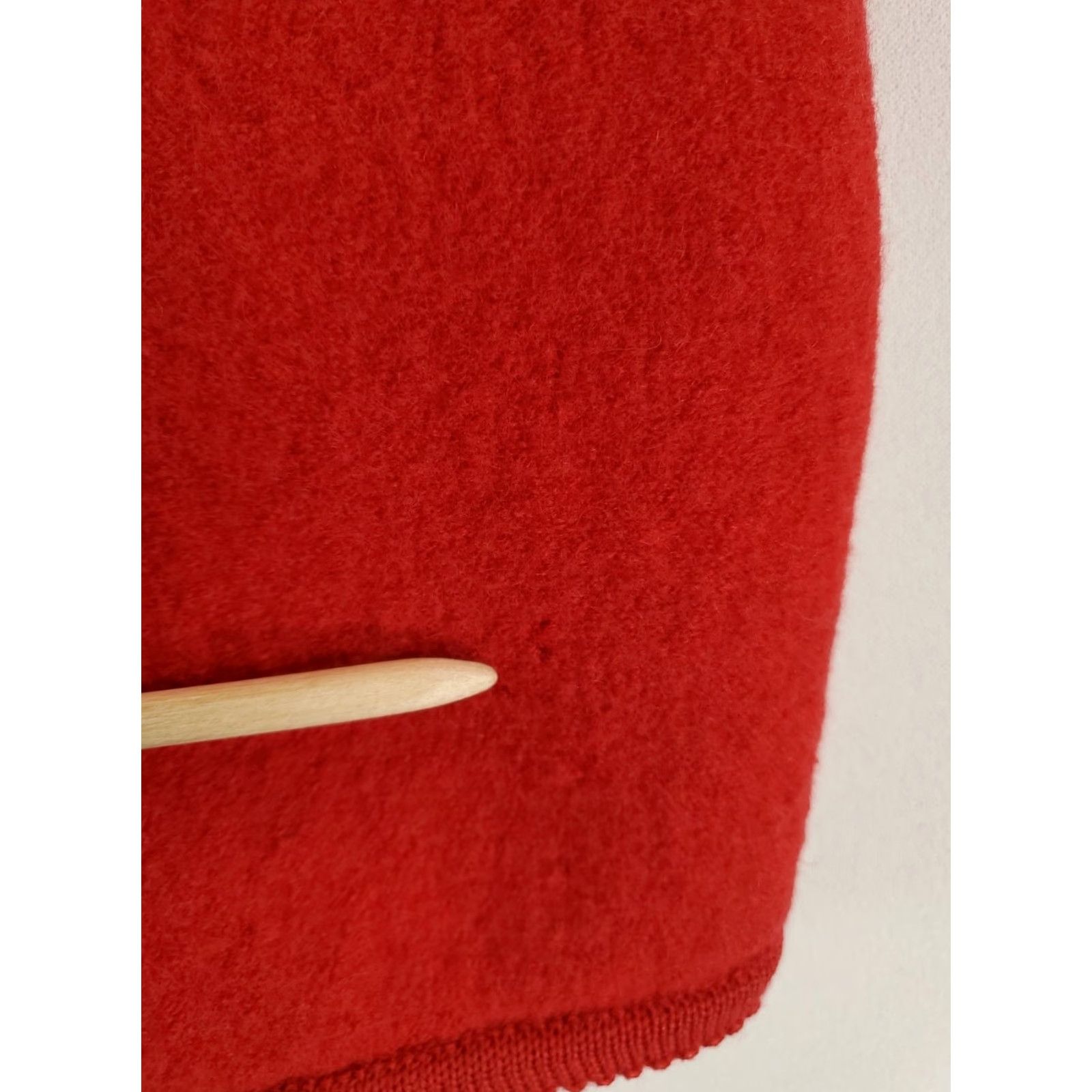 Vintage Geiger Blazer Wool Red Made Austria Button Up Womens EU 44 US 34 Jacket Size M / US 6-8 / IT 42-44 - 3 Thumbnail