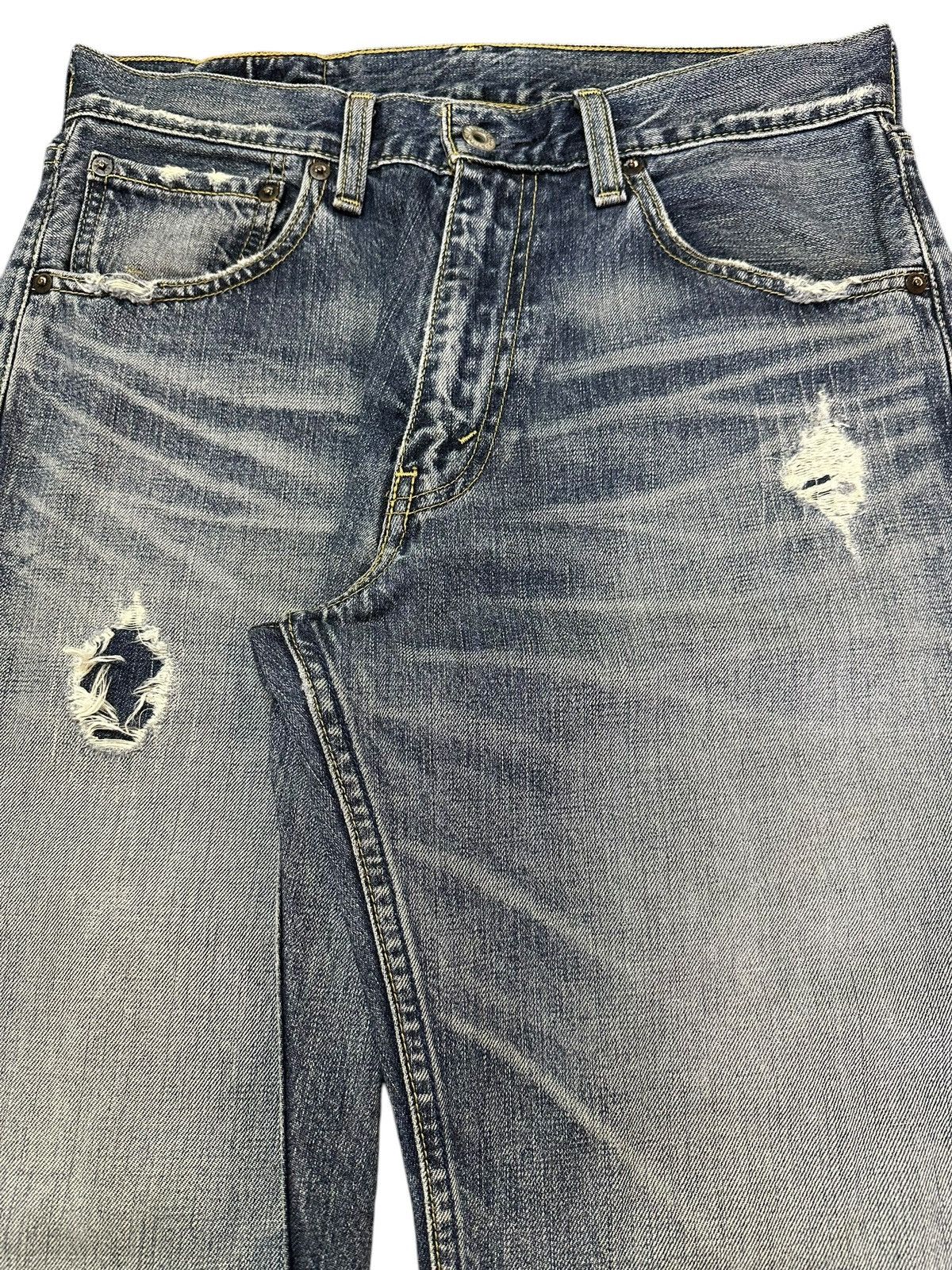Levi's Vintage 90s Levis 503 Faded Wash Distress Style Baggy Jeans Size US 30 / EU 46 - 4 Thumbnail