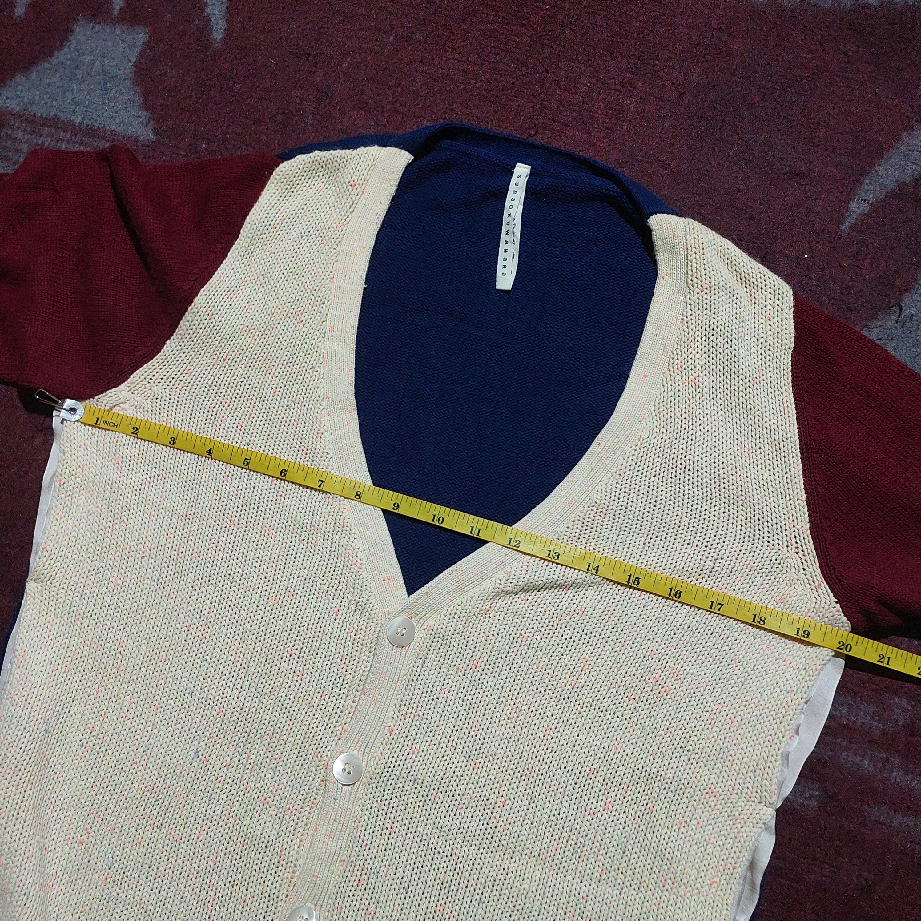 Issey Miyake SunaoKuwahara issey miyake color block cardigan Size US M / EU 48-50 / 2 - 13 Thumbnail