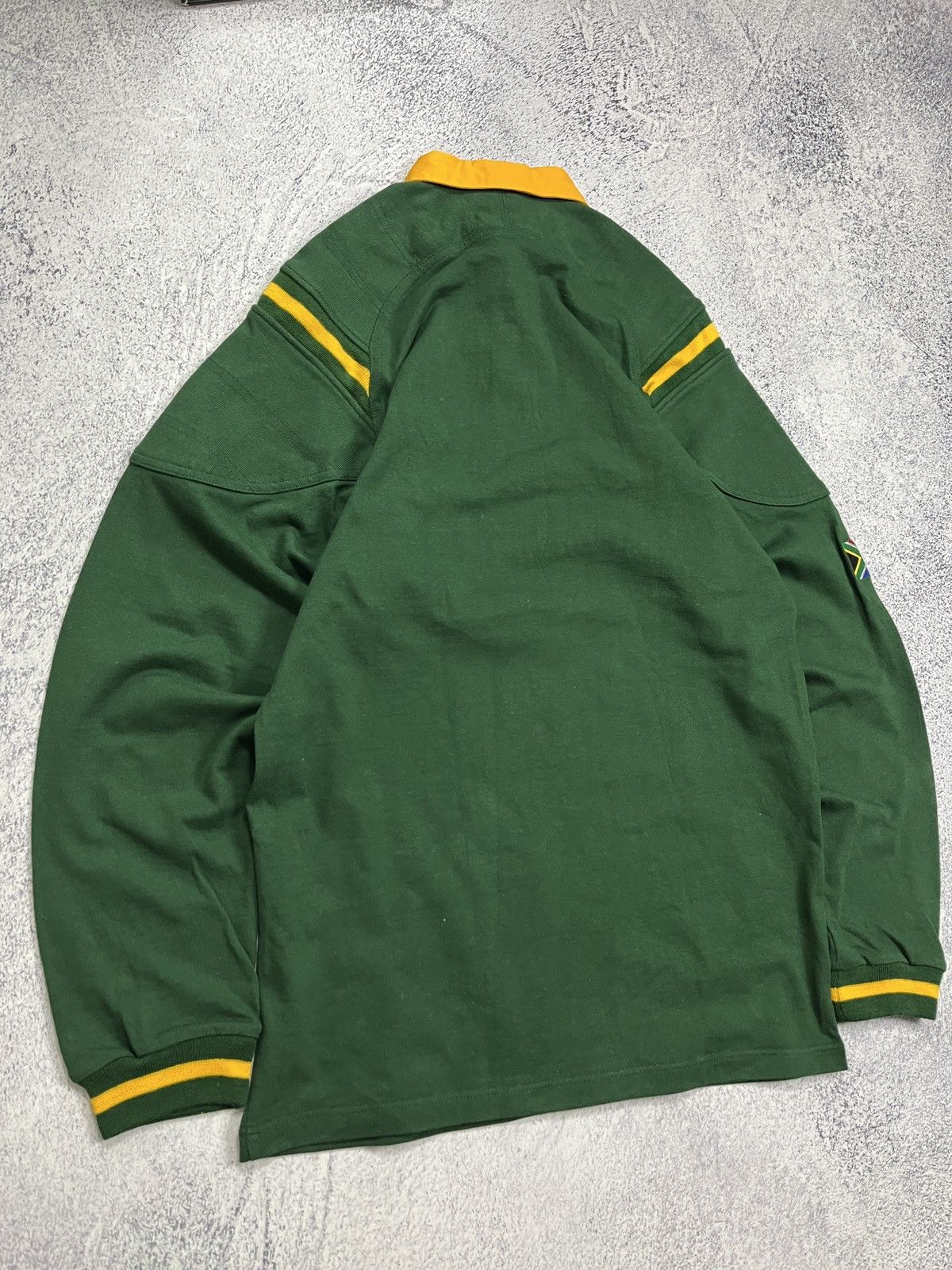 Nike × Vintage Vintage Nike Rugby Shirt Castle Lager South Africa Rugby Size US L / EU 52-54 / 3 - 13 Thumbnail