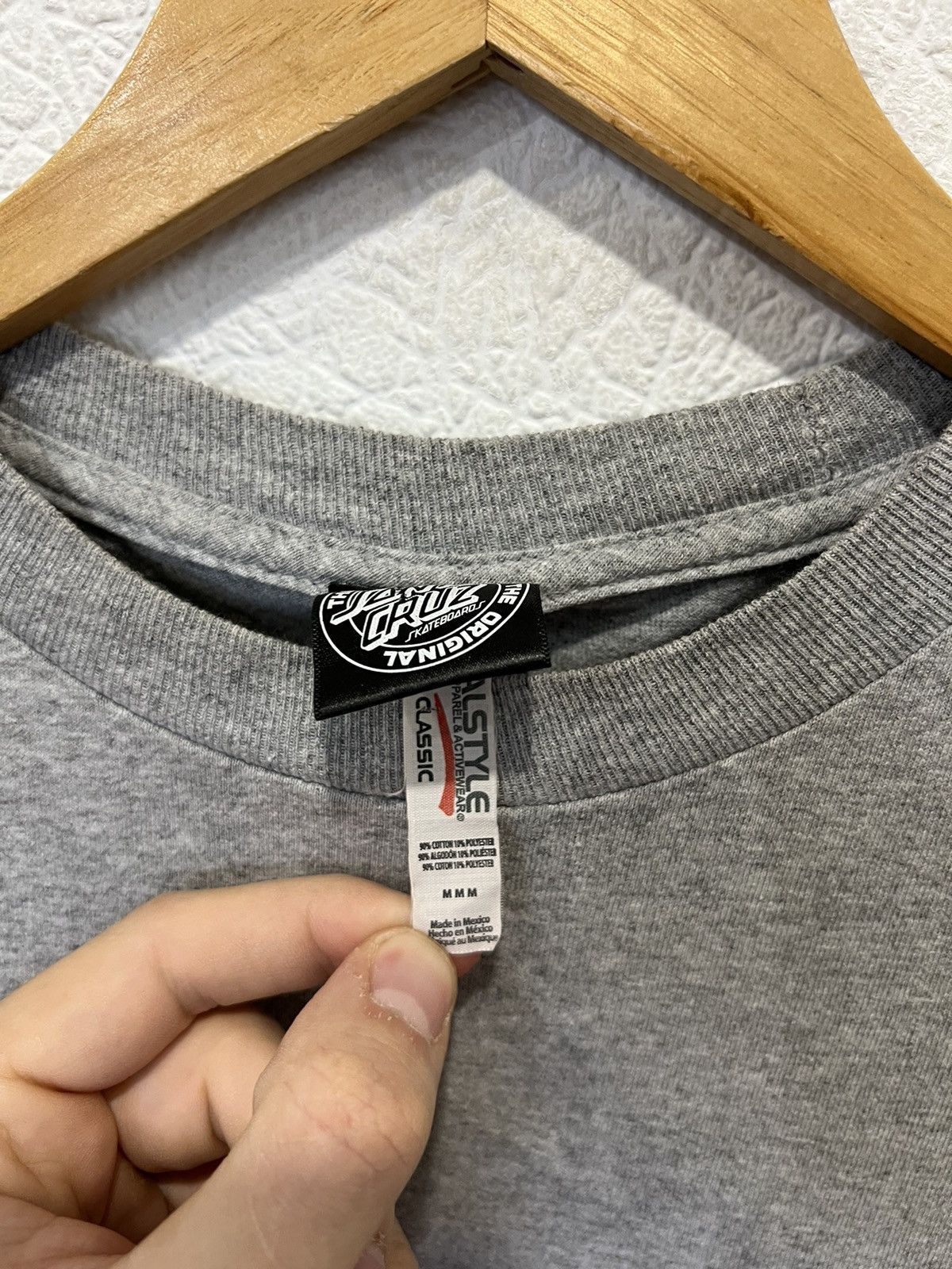 Santa Cruz Skateboards Santa Cruz Grey Longsleeve T Shirt Size US M / EU 48-50 / 2 - 5 Thumbnail