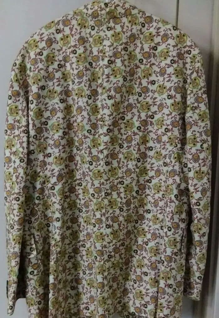 Gucci Gucci Paisley Beige Tailored Jacket Size US L / EU 52-54 / 3 - 2 Thumbnail