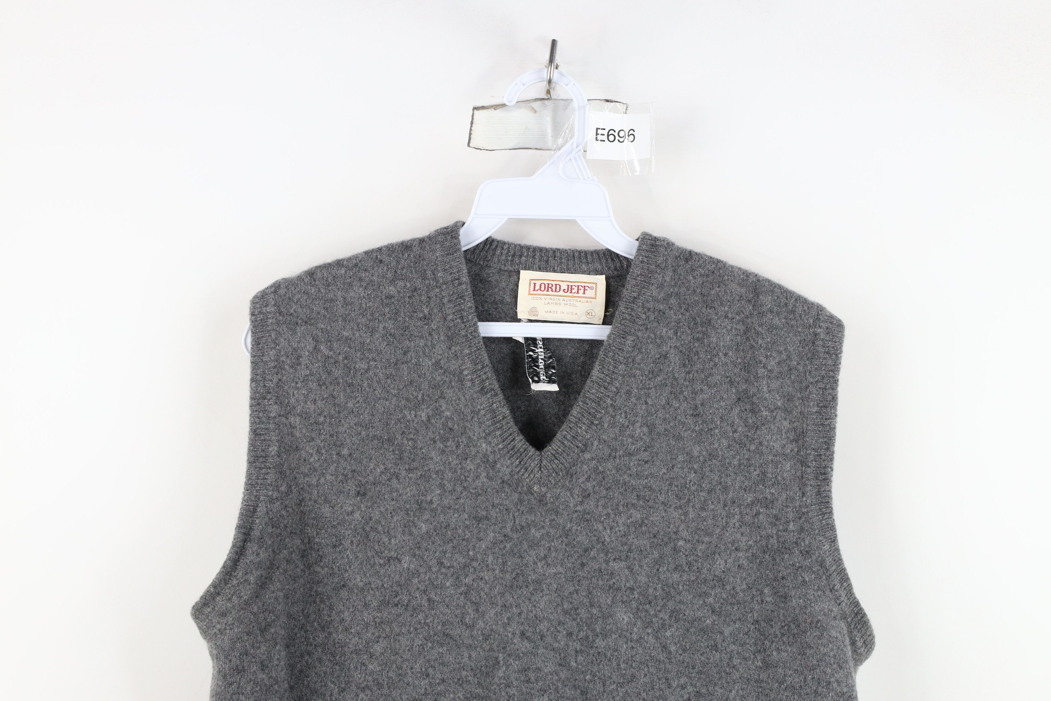 Vintage Vintage 70s Streetwear Lambs Wool Knit Sweater Vest Size XL / US 12-14 / IT 48-50 - 2 Thumbnail