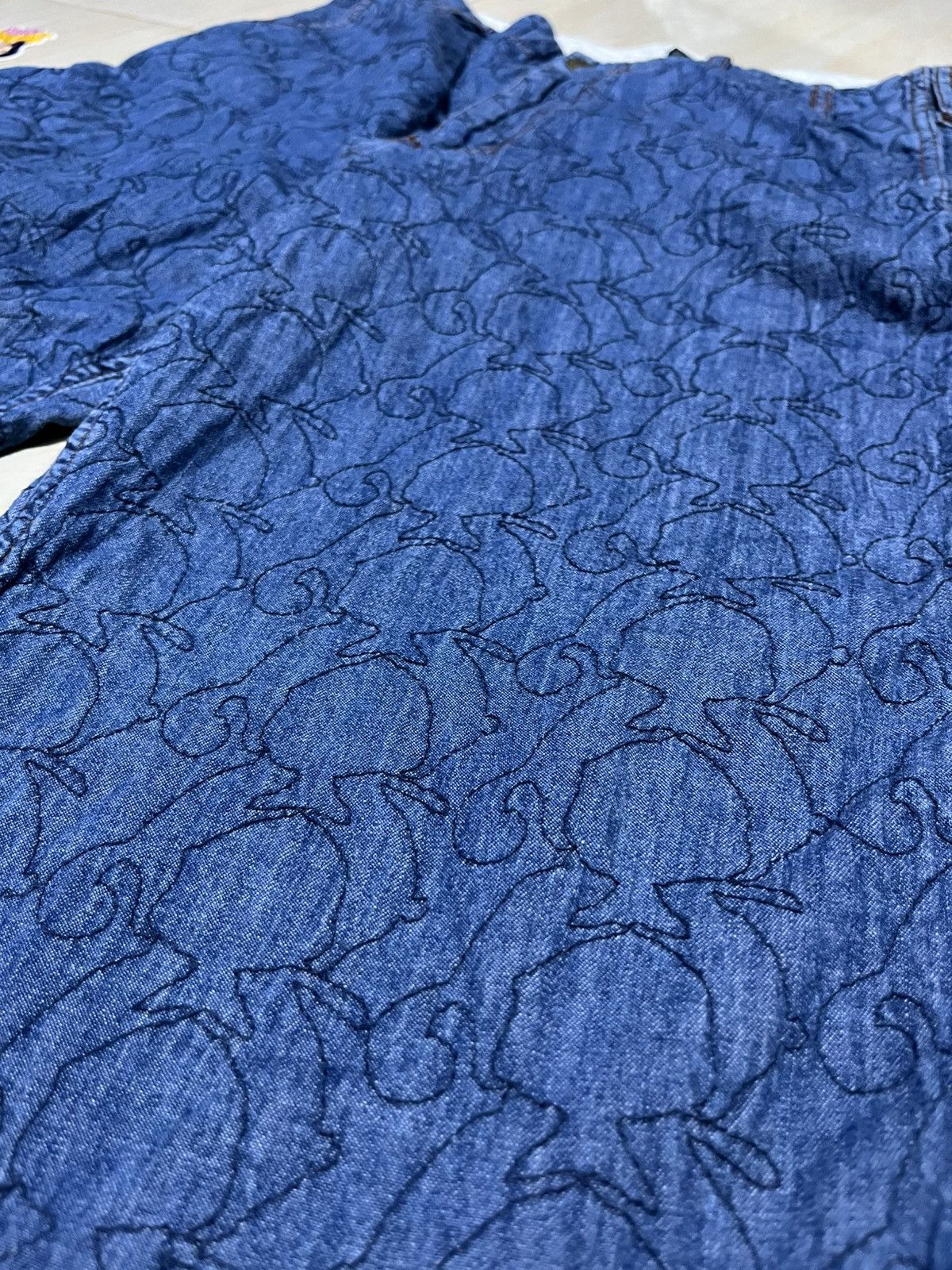 Ne-Net Issey miyake - Ne-net embroidery Indigo denim Size US 32 / EU 48 - 13 Thumbnail
