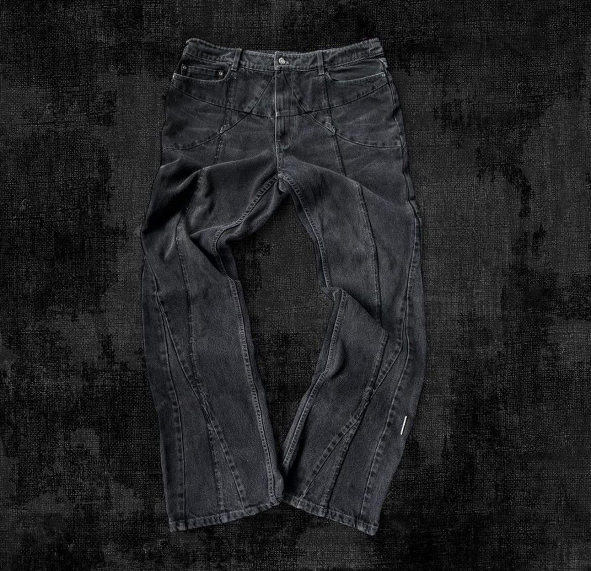 C2H4 C2H4 Black Denim Jeans Size US 34 / EU 50 - 1 Thumbnail