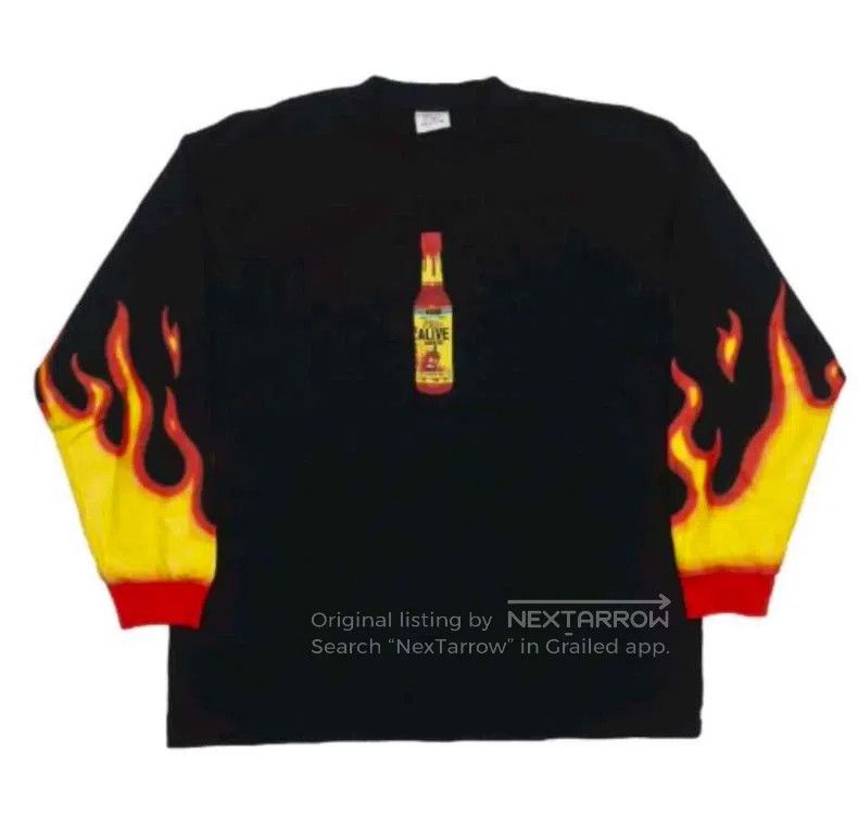 Vetements Vetements Flame Long Sleeve T-Shirt Size US S / EU 44-46 / 1 - 1 Thumbnail
