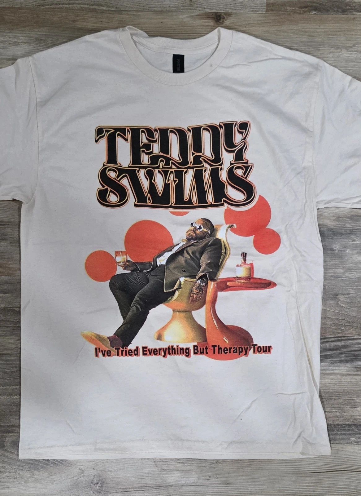 Other Teddy Swims 2025 I've Tried Everything But Therapy Shirt Size US L / EU 52-54 / 3 - 1 Thumbnail