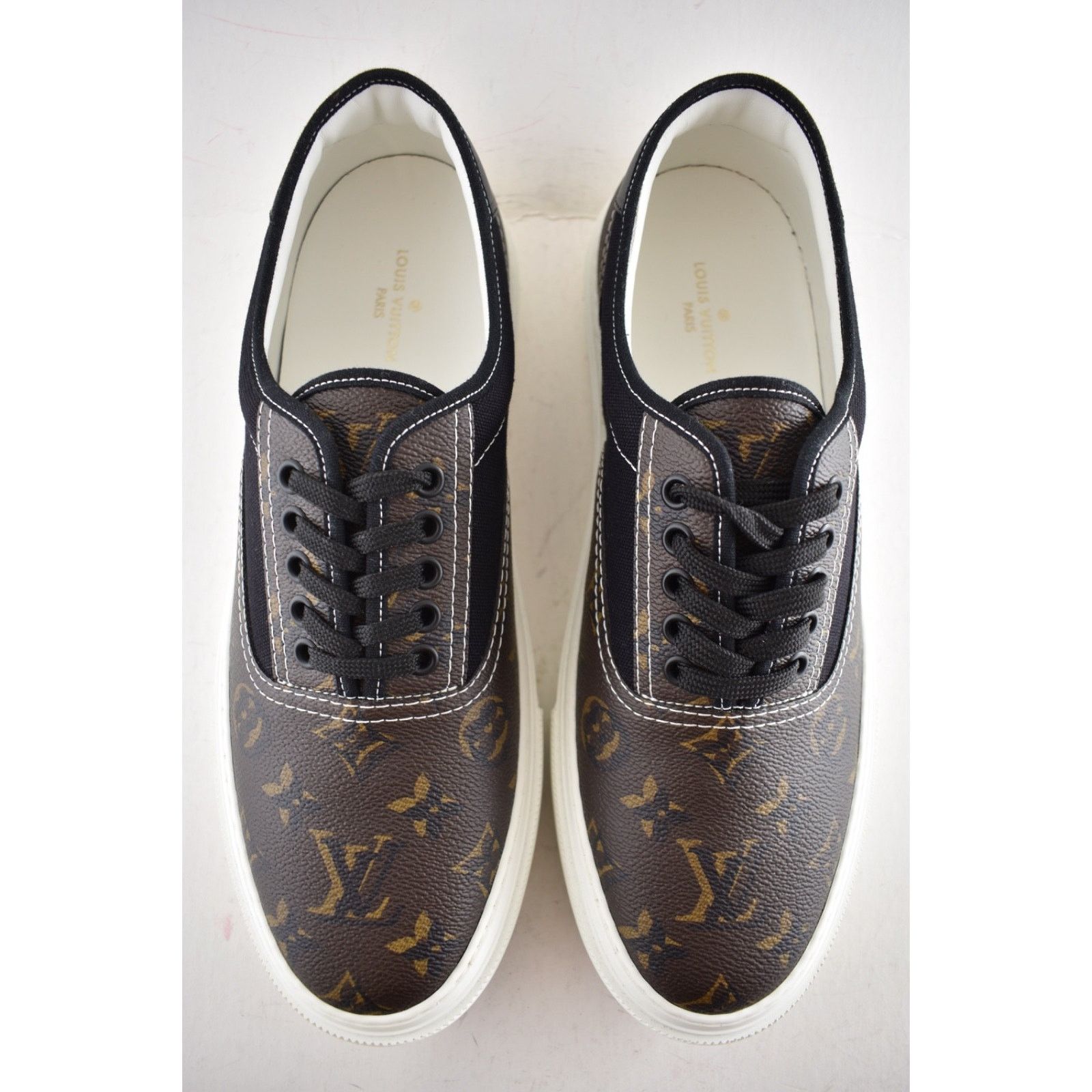 Louis Vuitton Louis Vuitton Trocadero Richelieu Black Monogram Logo Low Size US 9 / EU 42 - 11 Thumbnail