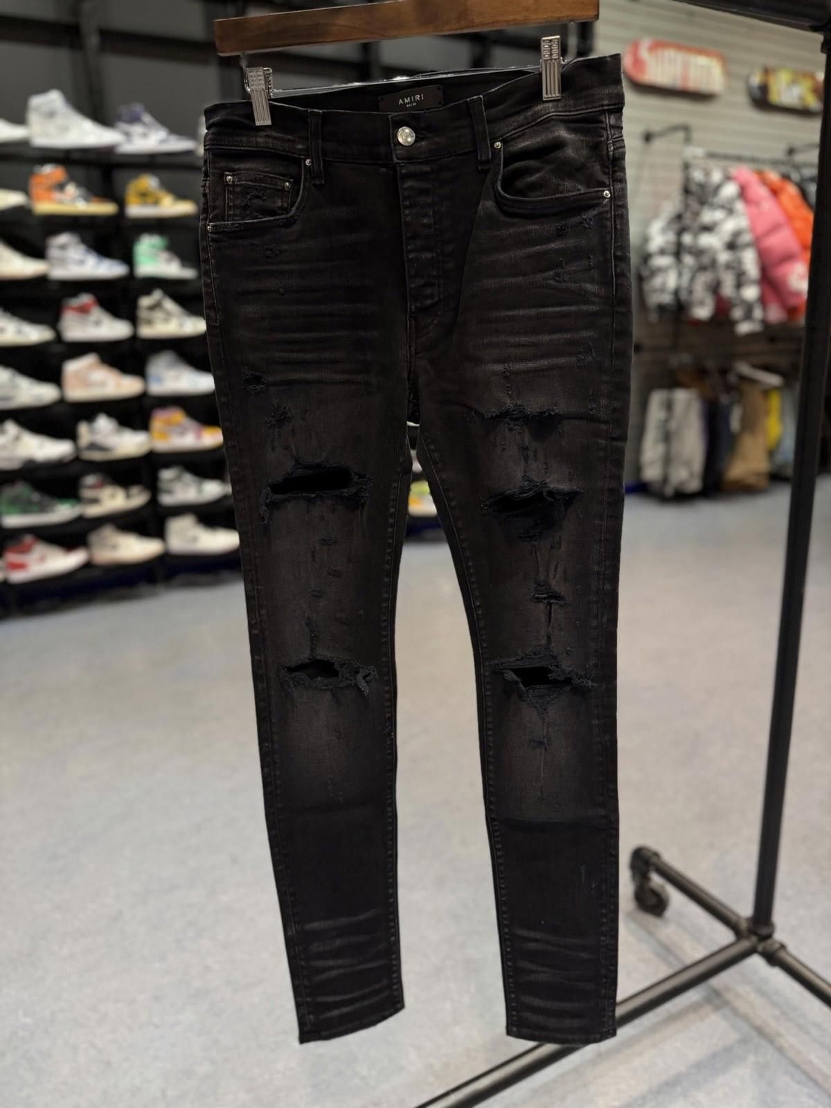Amiri Size 32 - Amiri Thrasher Black Jeans 100% Authentic NEW Size US 32 / EU 48 - 1 Thumbnail