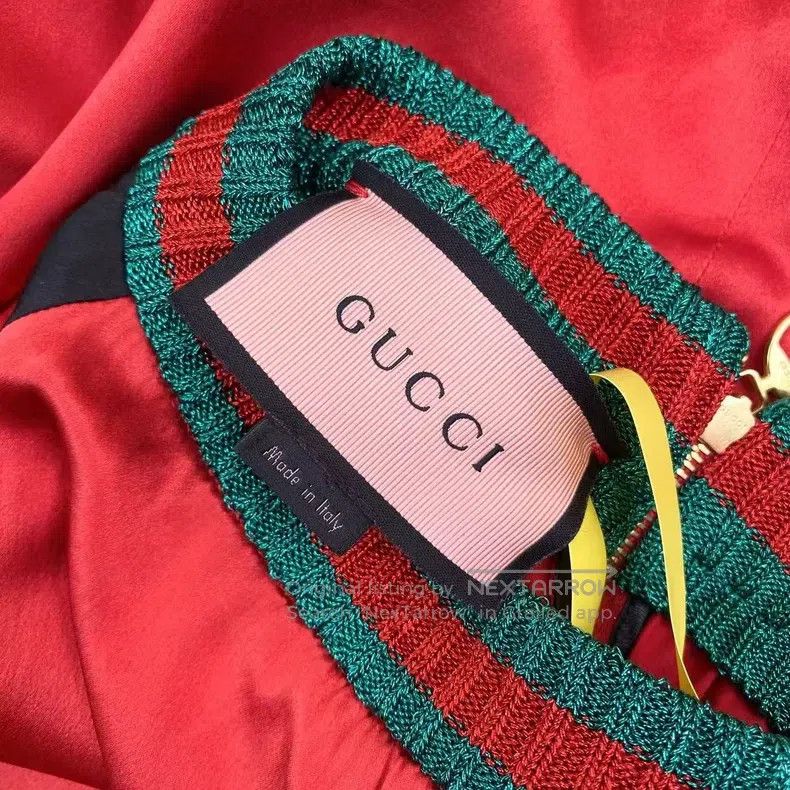 Gucci Gucci Mulberry silk double g logo printed red dress Size S / US 4 / IT 40 - 4 Thumbnail