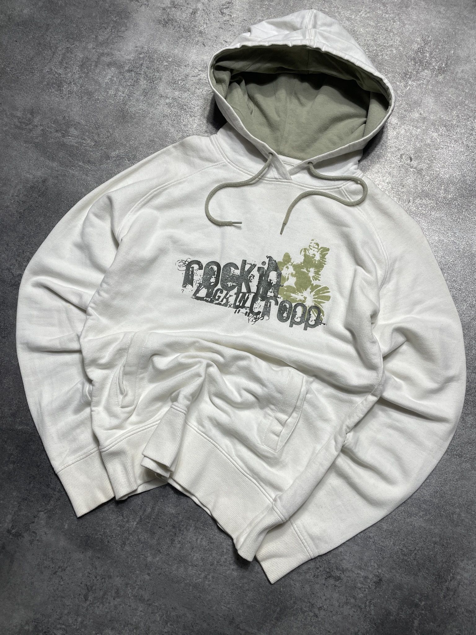 Vintage RARE! Vintage Y2K Hoodie Spellout Streetwear Hype Size US XS / EU 42 / 0 - 1 Thumbnail