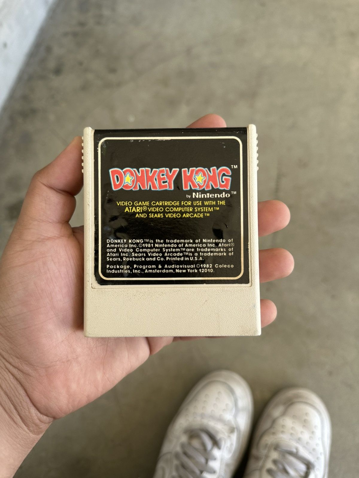 Nintendo Donkey Kong by Nintendo / Coleco, Atari 2600, 1982 Authentic Size ONE SIZE - 1 Thumbnail