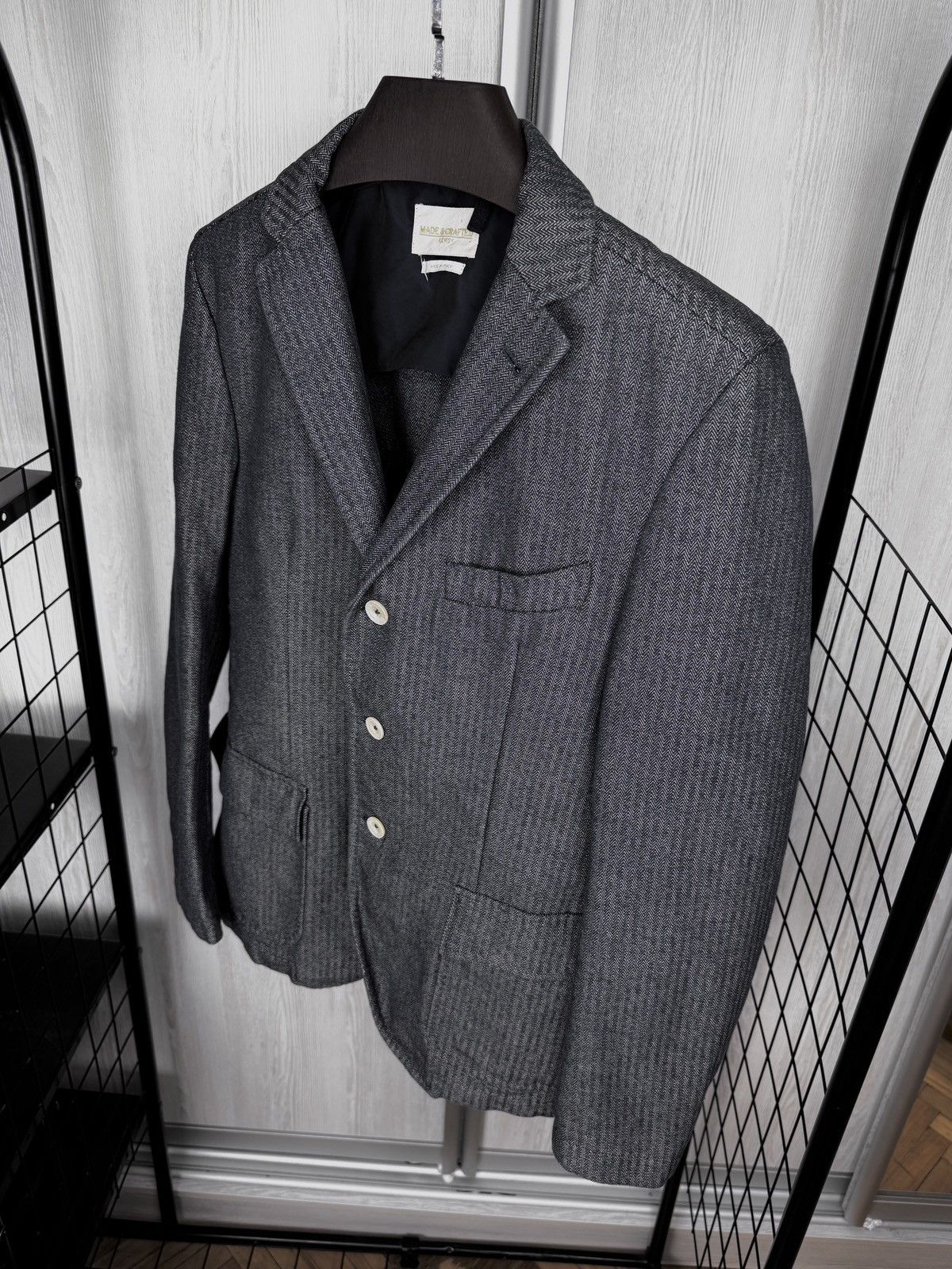 Levi's Made & Crafted Levi’s Made & Crafted Sample Garment Herringbone Blazer sz 2 Size US M / EU 48-50 / 2 - 6 Thumbnail