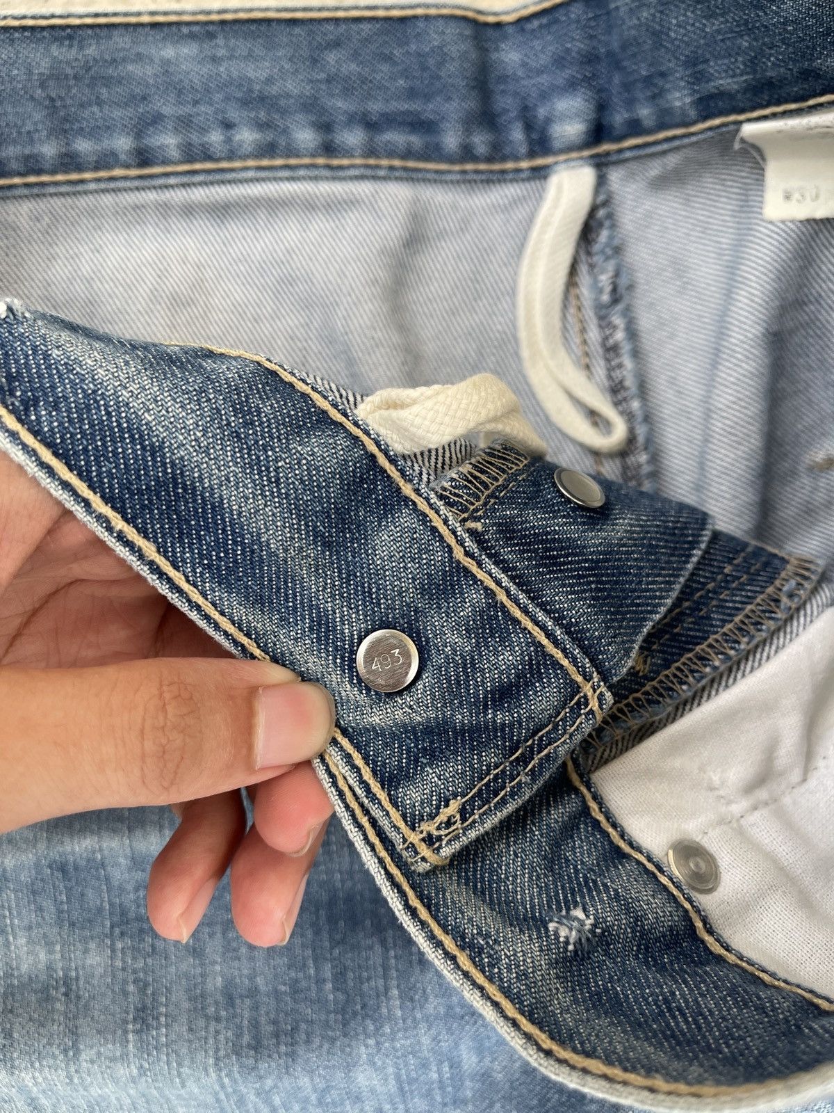 Levi's × Levi's Vintage Clothing × Vintage Levi’s Vintage Y2K Faded Blue Denim Jeans Size US 32 / EU 48 - 6 Thumbnail