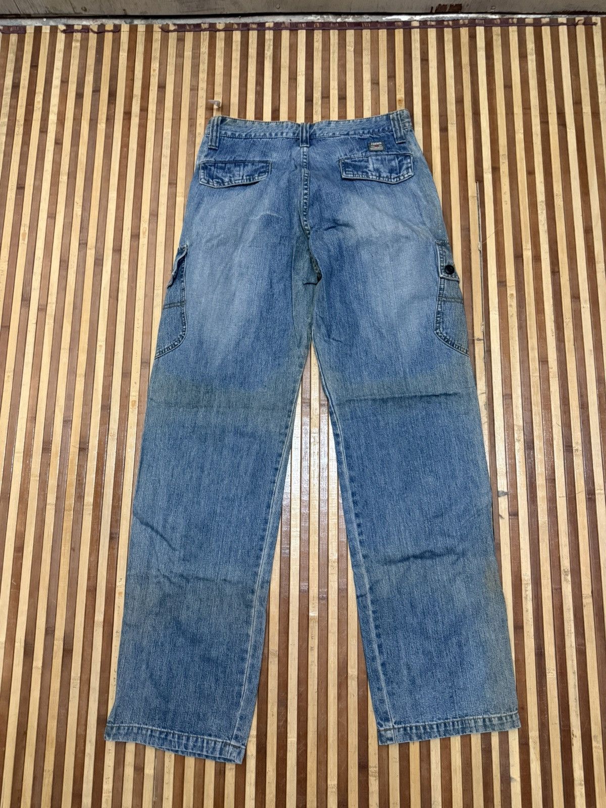 Hanes Baggy Hanes Denim Cargo Pants Multipocket / Streetwear Size US 30 / EU 46 - 8 Thumbnail