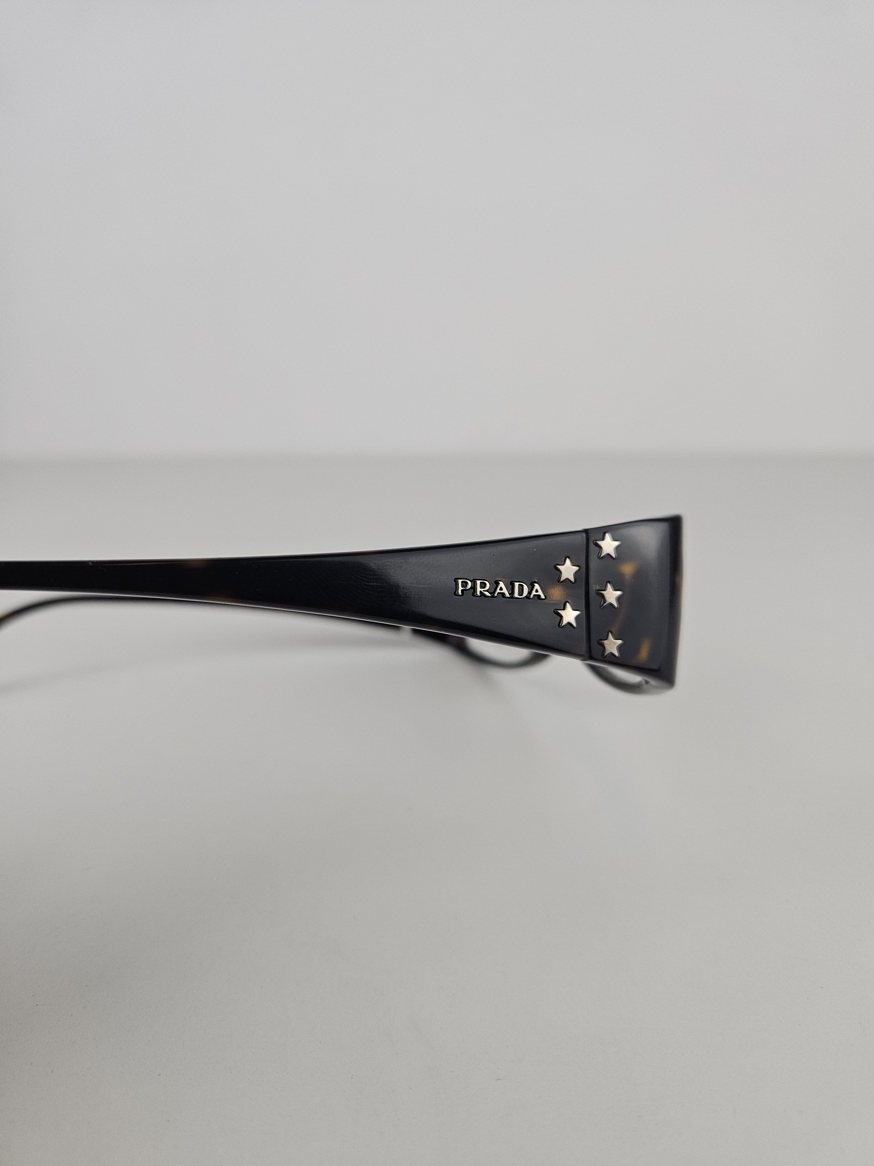 Prada Vintage y2k prada star studded glasses office siren Size ONE SIZE - 11 Thumbnail