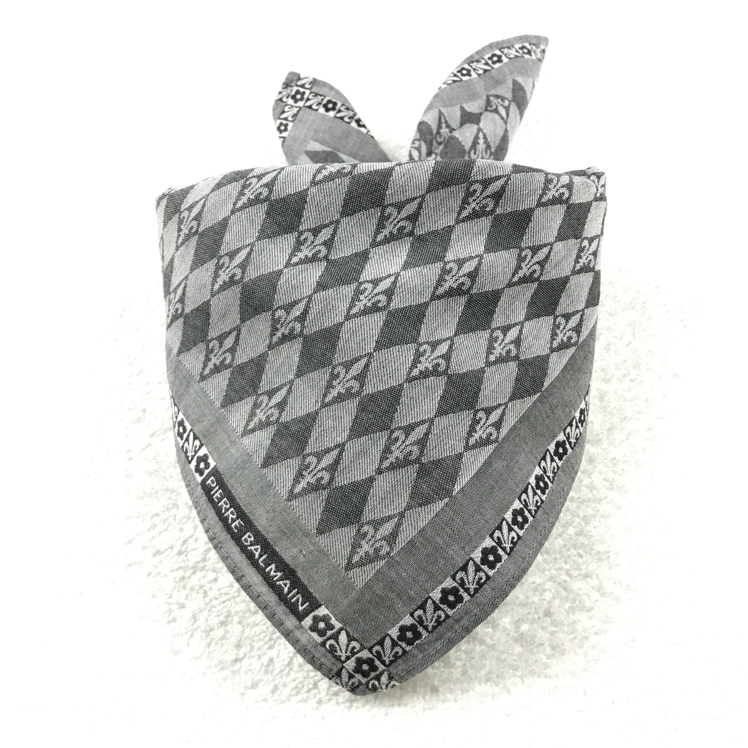 Designer × Pierre Balmain × Vintage Pierre Balmain Embroidery Bandana Neckerchief Handkerchief Size ONE SIZE - 4 Thumbnail