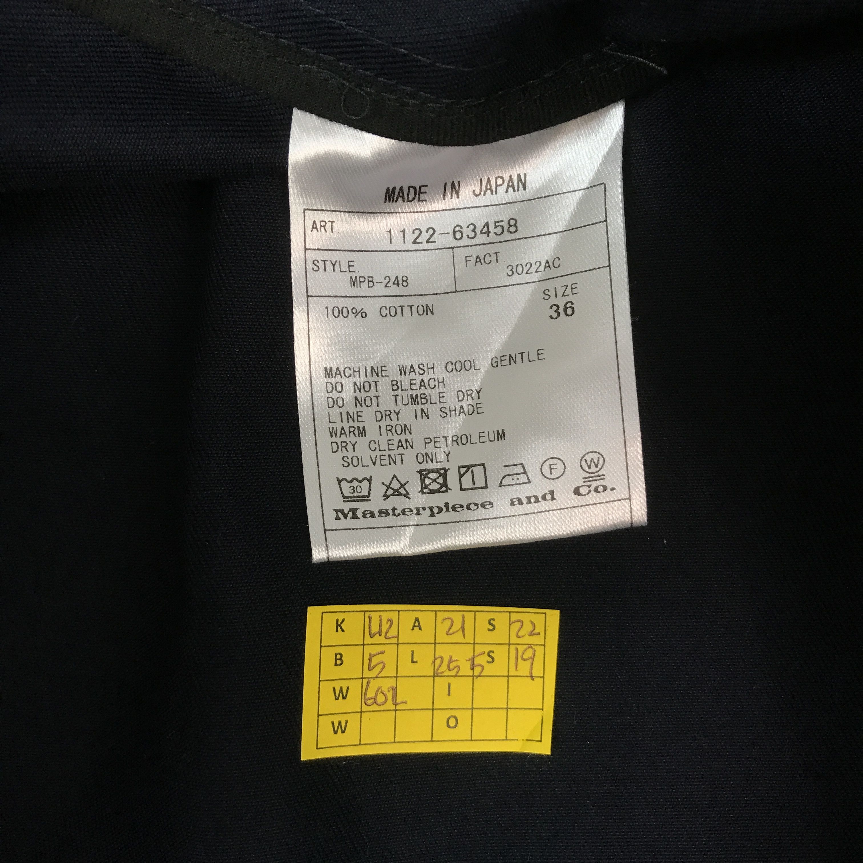 SCYE Scye X Masterplece Japan Navy Workers jacket Size US L / EU 52-54 / 3 - 12 Thumbnail