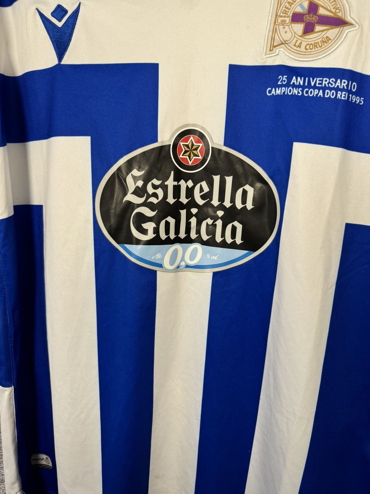 Macron × Vintage Deportivo de La Coruna 2020/21 Macron Soccer Jersey Size US L / EU 52-54 / 3 - 10 Thumbnail