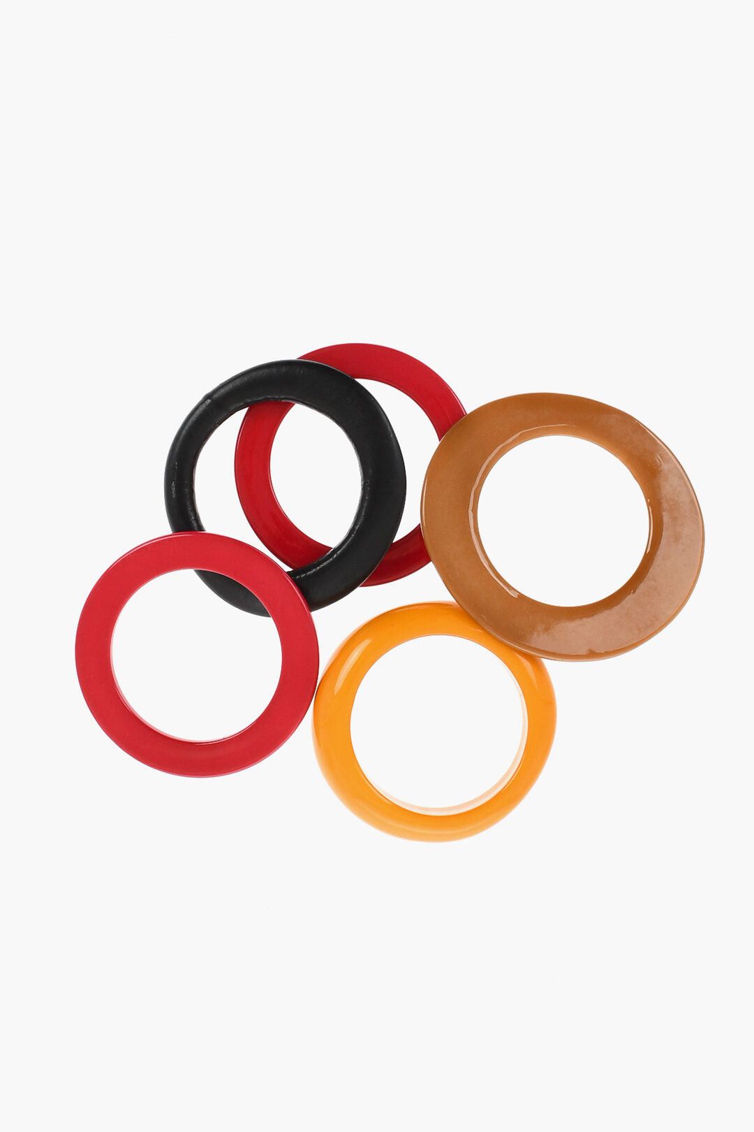 Dsquared2 Set of 5 Pairs of Round Bracelets Size ONE SIZE - 1 Thumbnail