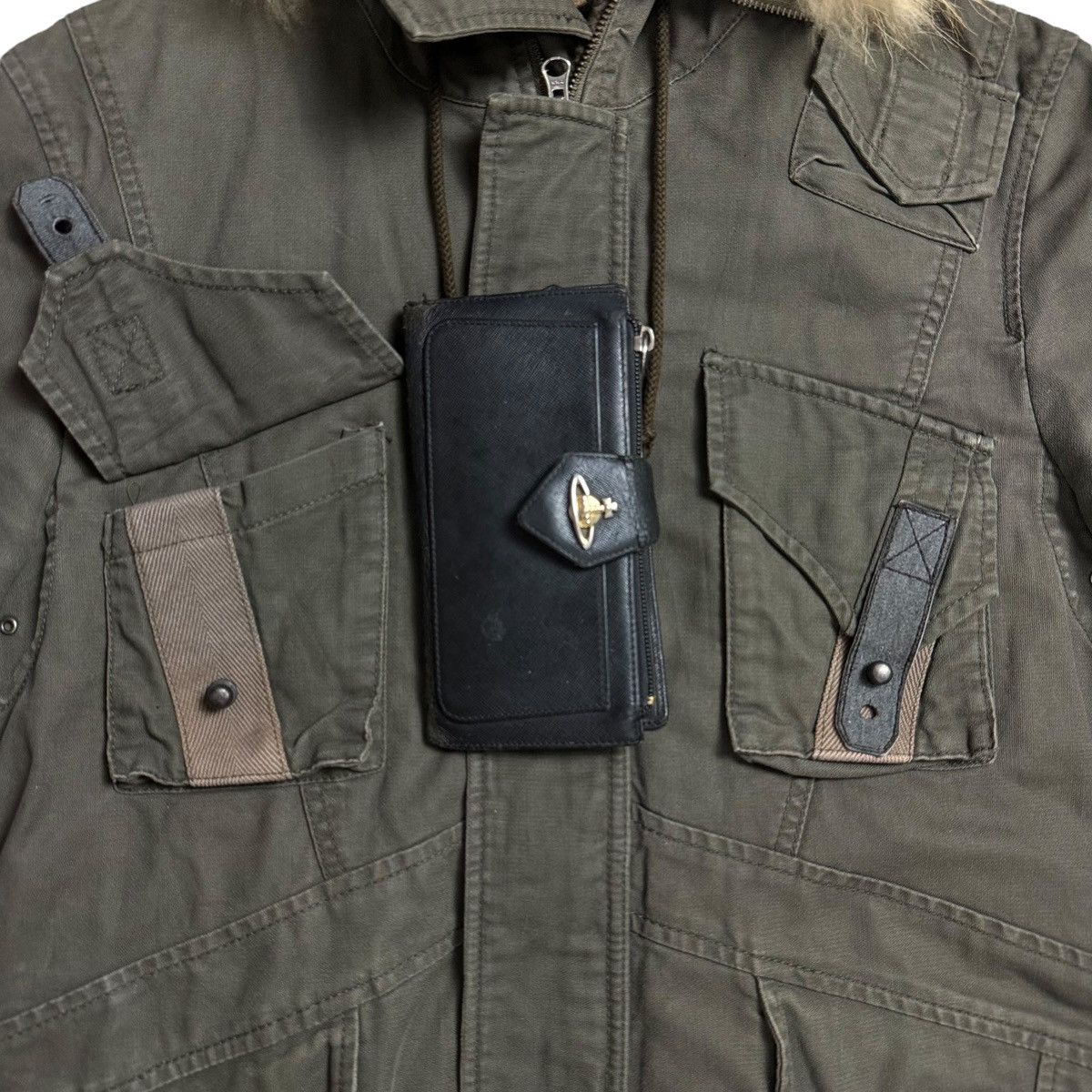 PPFM PPFM IfSixWasNine LGB Gorpcore Tactical Military Fur Jacket Size US L / EU 52-54 / 3 - 16 Thumbnail