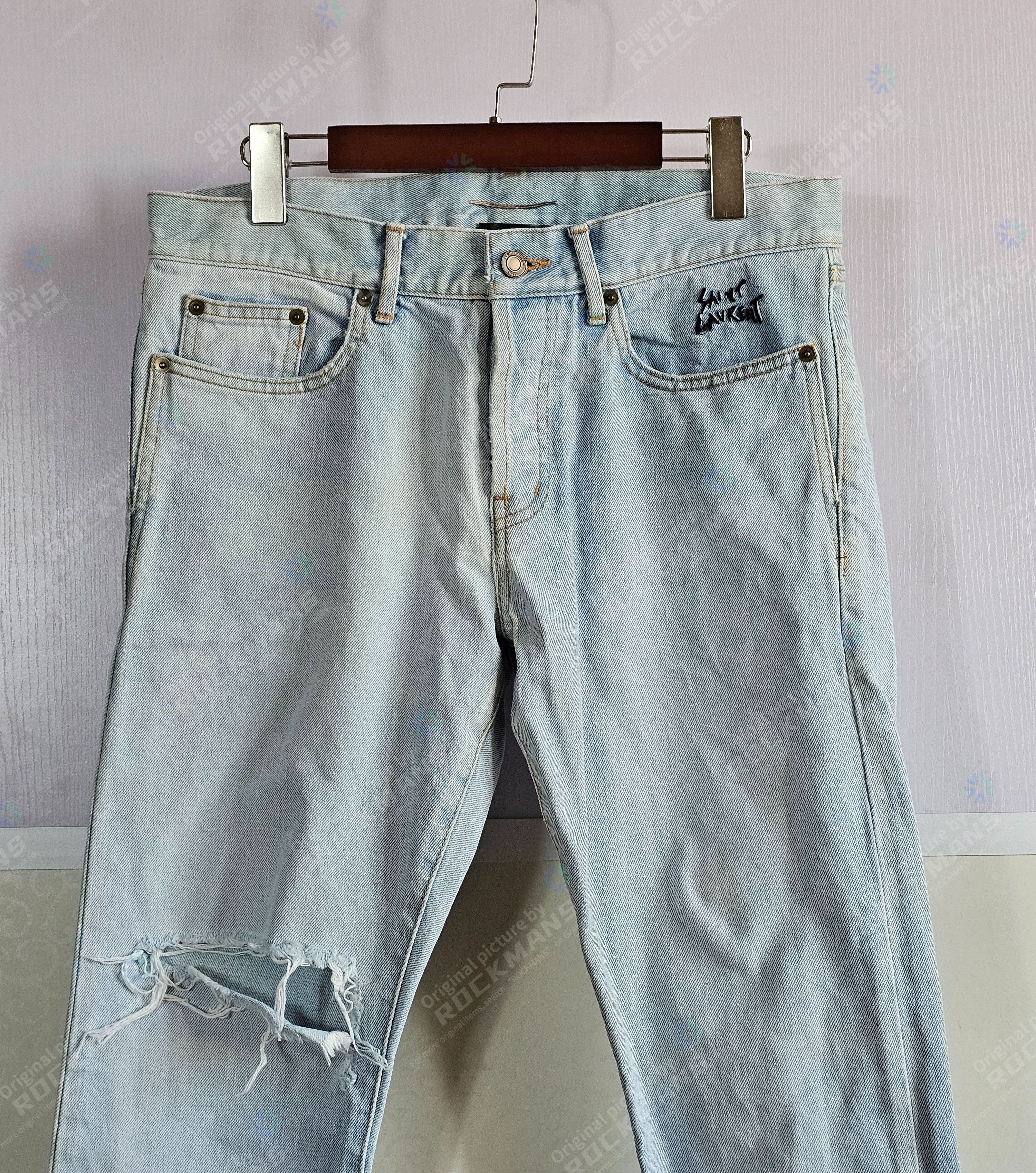 Saint Laurent Paris Saint Laurent Paris Men's D01 Jeans Size 30 Size US 30 / EU 46 - 2 Thumbnail