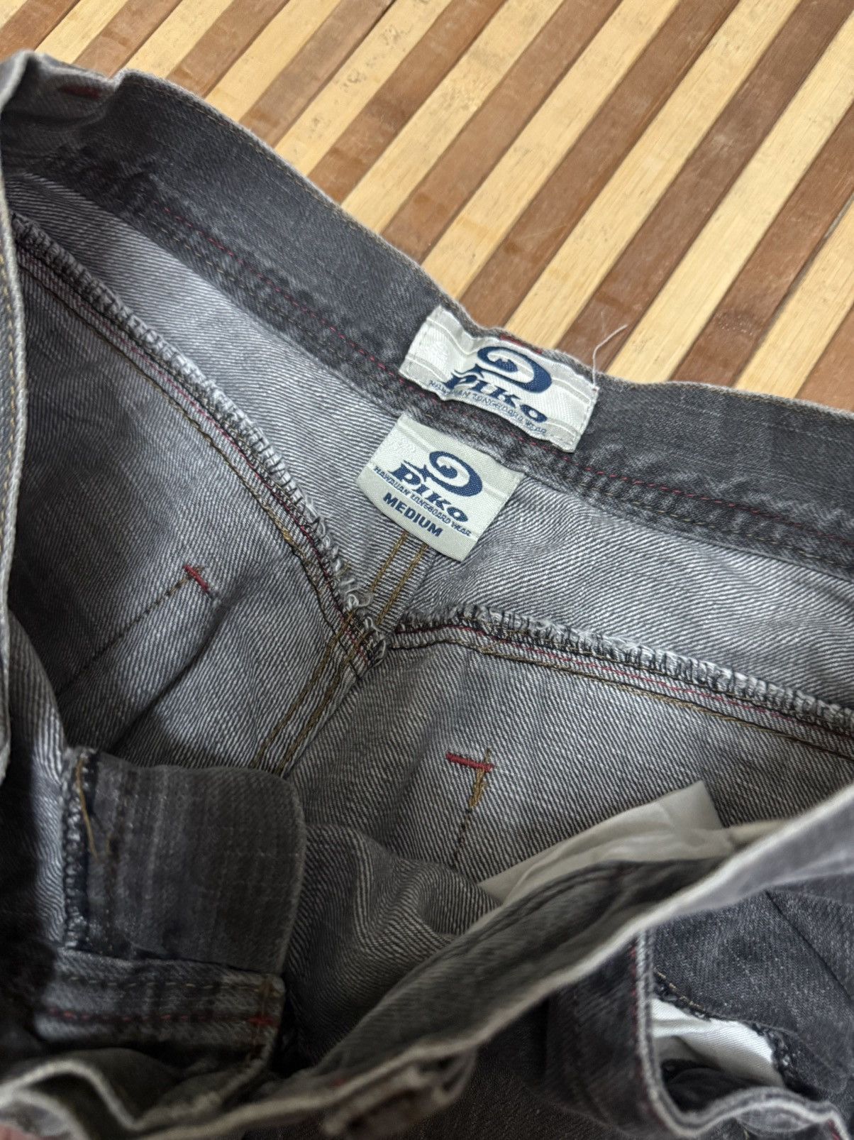 Japanese Brand Piko Hawaiian Denim Cargo Pants Y2K Japan Style / Streetwear Size US 28 / EU 44 - 4 Thumbnail
