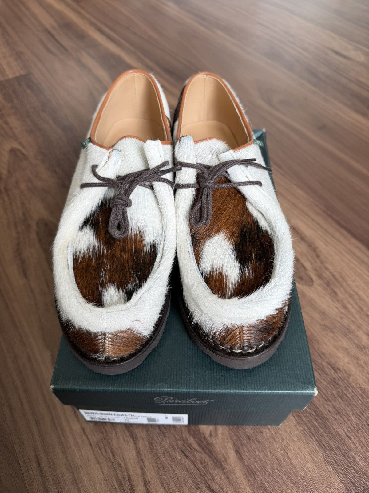 Paraboot Paraboot Michael Marche Marron Poils Vache 42 Size US 9 / EU 42 - 3 Thumbnail