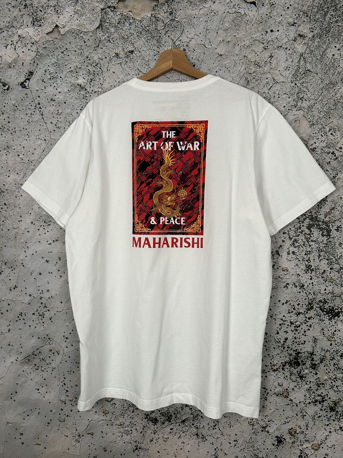 Japanese Brand Maharishi The Art Of War Japanese Dragon Graphic Tee Rare Size US XL / EU 56 / 4 - 1 Thumbnail