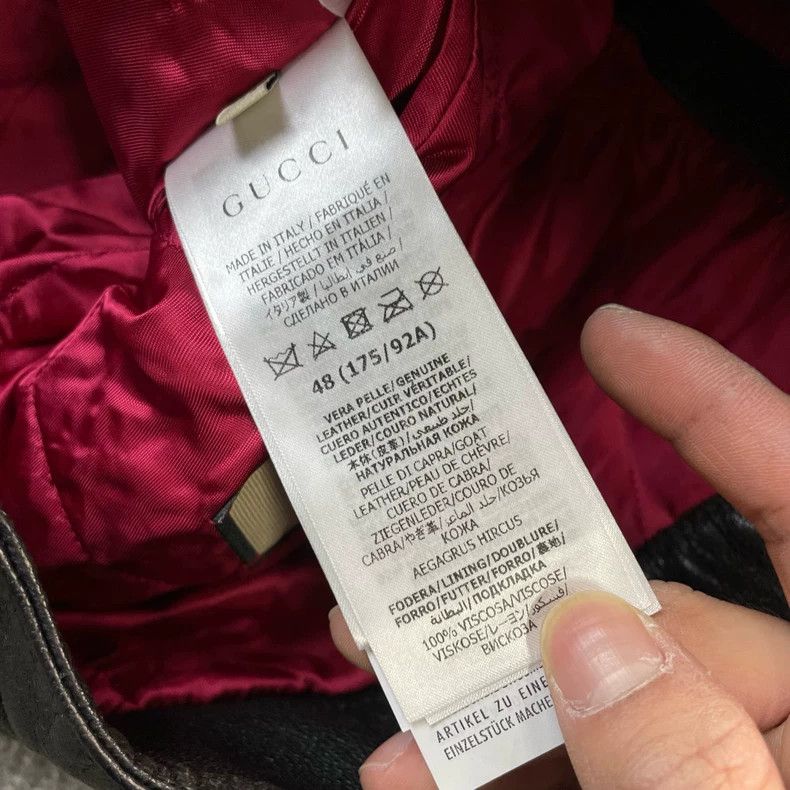 Gucci Gucci Black motorcycle leather jacket 2502-Nextarrow Size US M / EU 48-50 / 2 - 4 Thumbnail