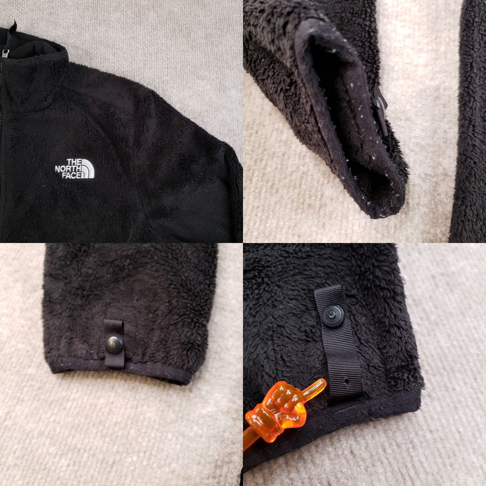 The North Face North Face Osito Jacket Womens Large Black Fleece Full Zip High Pile Hiking Size L / US 10 / IT 46 - 10 Thumbnail